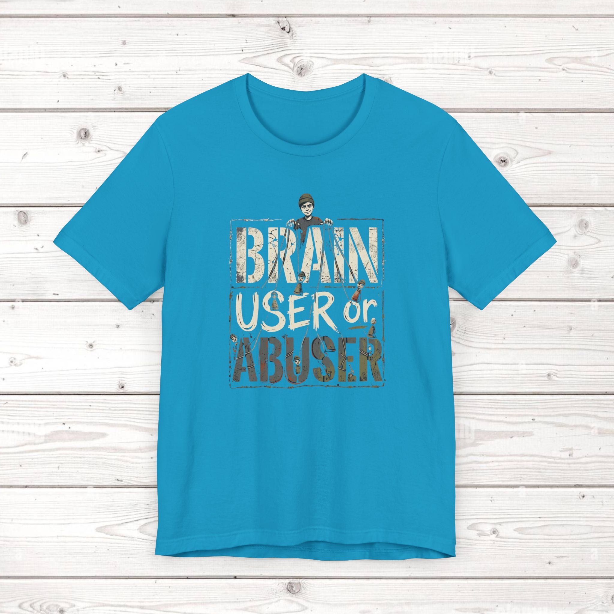 Brain User or Abuser Women's T-Shirt — 'Choose to See' Awareness Tee