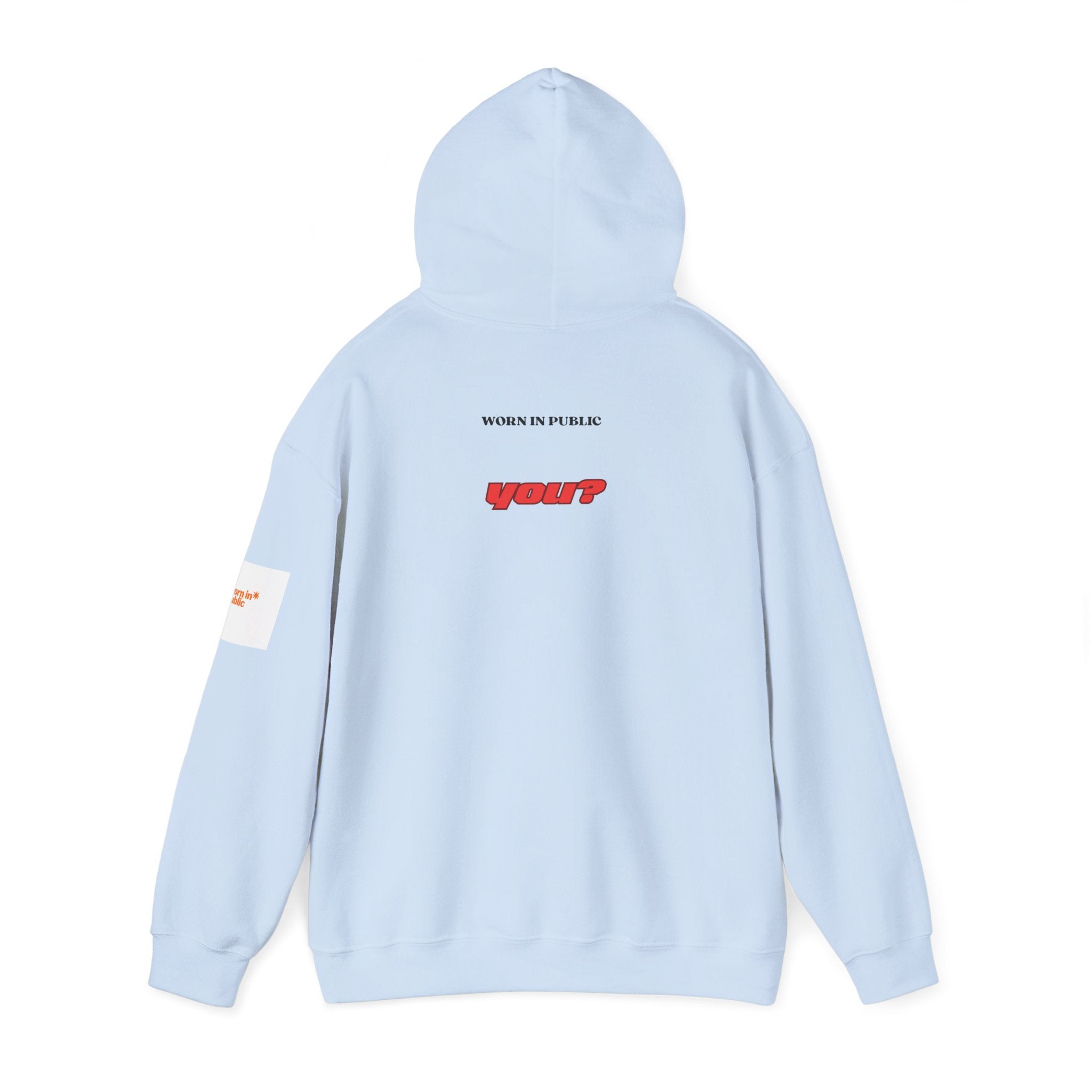 Excuse You? Hoodie | Retro Red Text Graphic Pullover