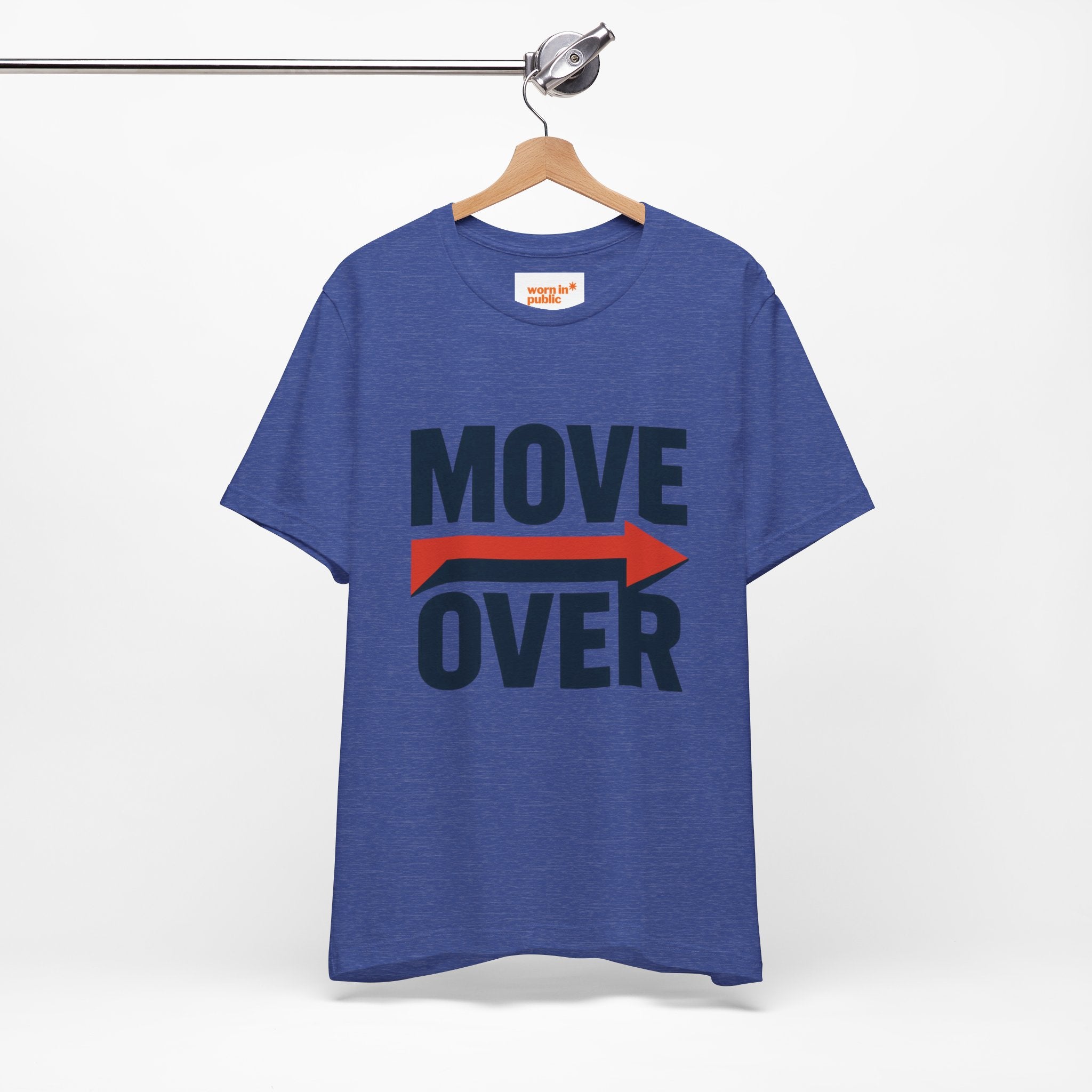 Move Over T-Shirt | "Stand Behind!" Funny Graphic Short Sleeve Tee