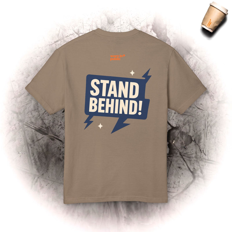 Move Over T-Shirt | "Bleib dahinter!" Lustiges Grafik-Kurzarm-T-Shirt