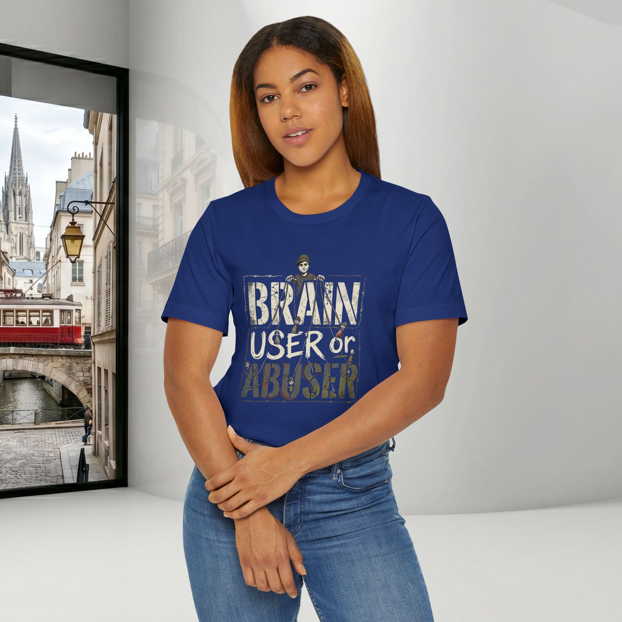 Brain User or Abuser Women's T-Shirt — 'Choose to See' Awareness Tee
