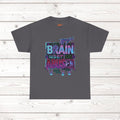 Brain User or Abuser GEN Z Unisex Tee — Retro Cyberpunk "Use Your Brain" Graphic T-Shirt