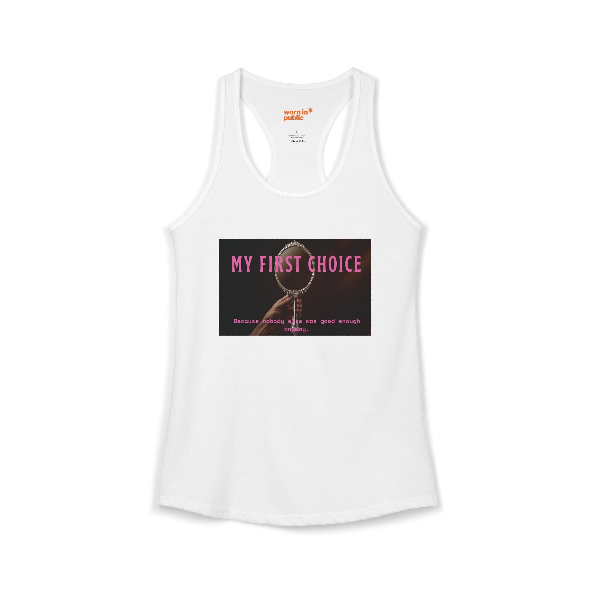 My First Choice Women's Racerback Tank Top | Lightweight Ideal Women's Top