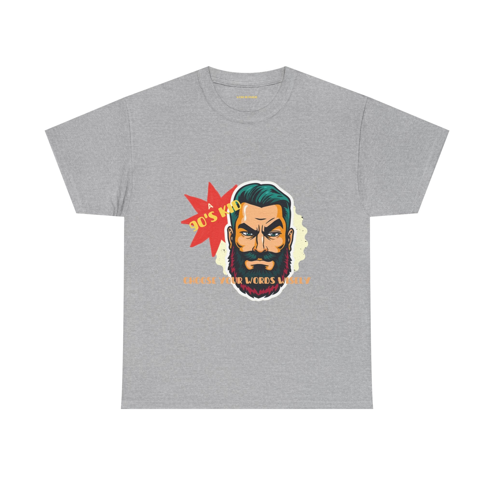 Born in the 90's comes with a beard T-Shirt | Tee for real Men