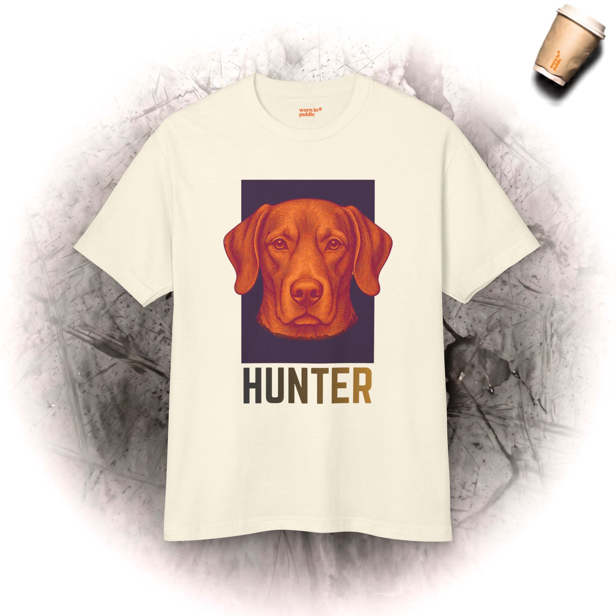 Ultimate Hunter T-Shirt | Retro Vizsla Kopf Grafik-T-Shirt für Hundeliebhaber