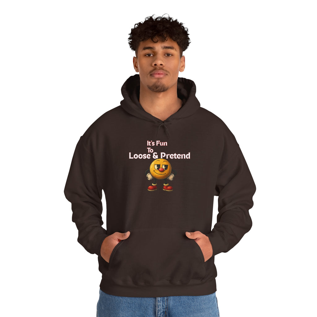 It's Fun to Loose & Pretend Hoodie | Smiley Emoji Graphic Sweatshirt