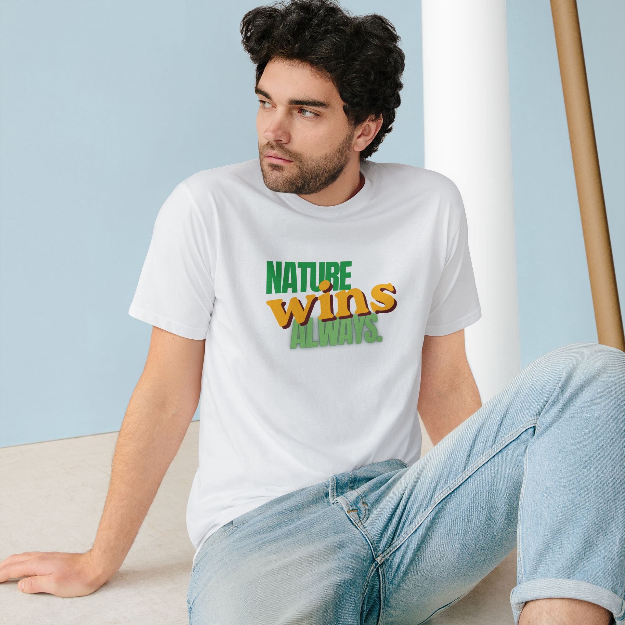 Nature Wins Always ORGANIC T-Shirt | Bold Nature Graphic Tee