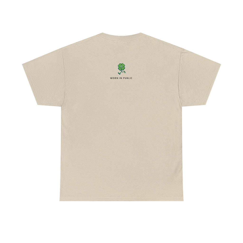 Lucky Buddy Clover T-Shirt | Retro Checker St. Patrick's Day Graphic Tee