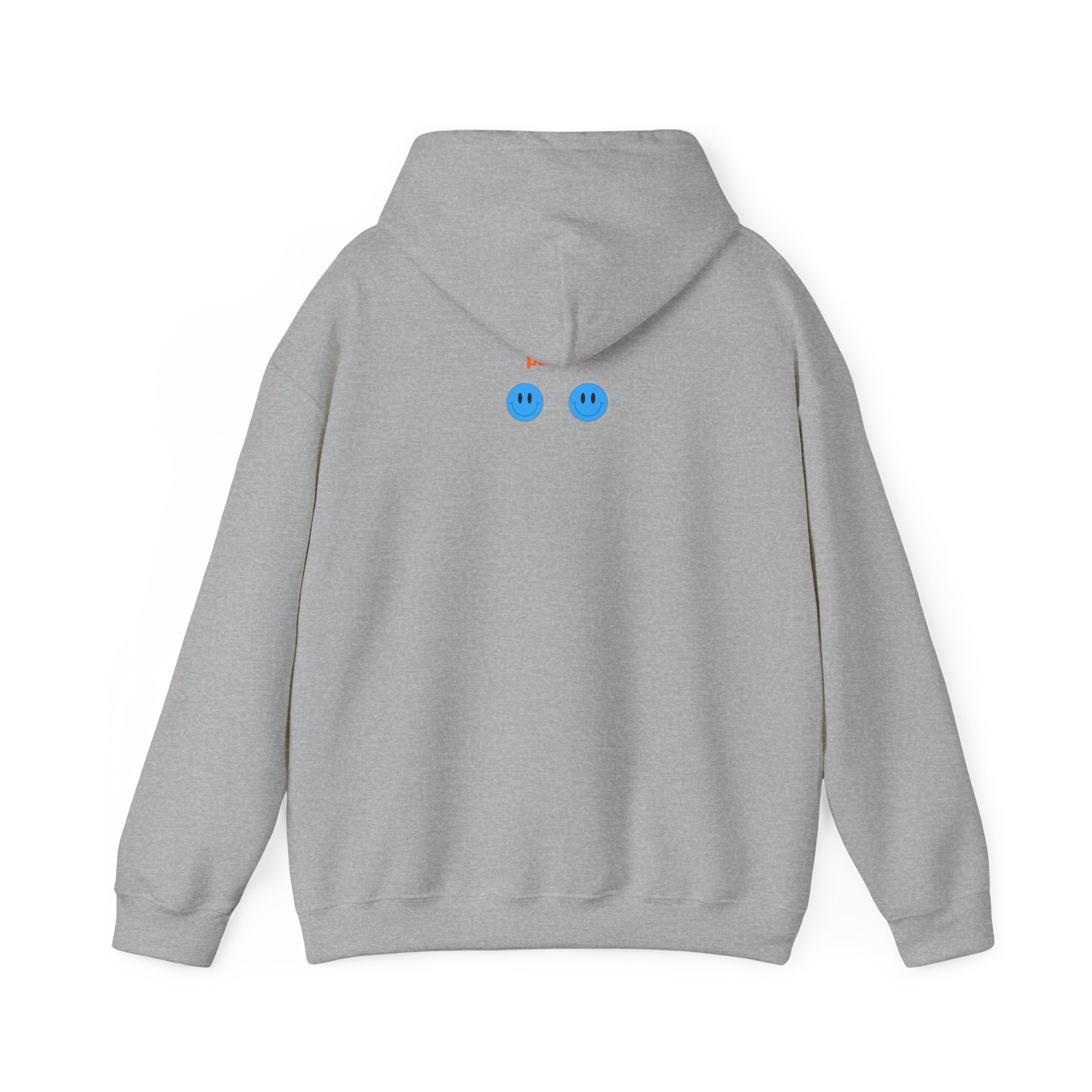 I Need an Easy Friend Ladies Hoodie | Minimalist Cute Blue Button Graphic Sweatshirt