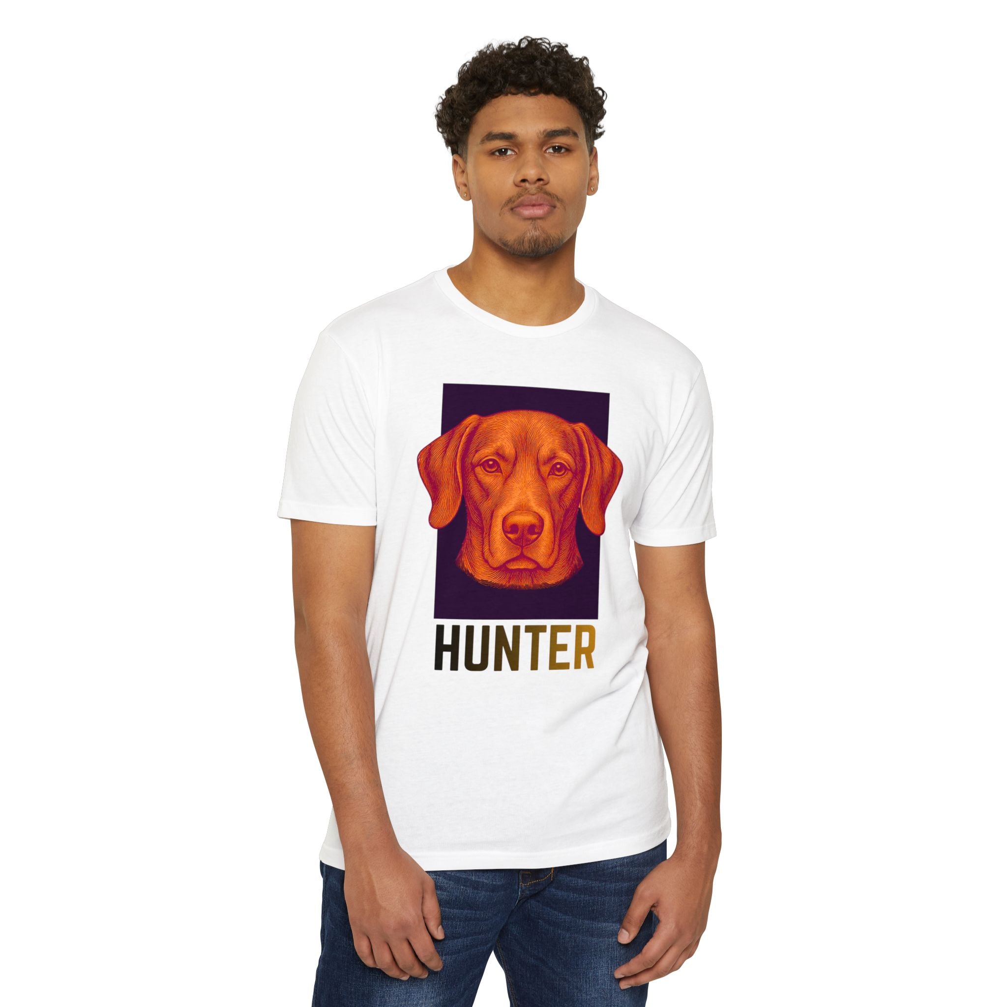 Ultimate Hunter T-Shirt | Retro Vizsla Head Graphic Tee for Dog Lovers