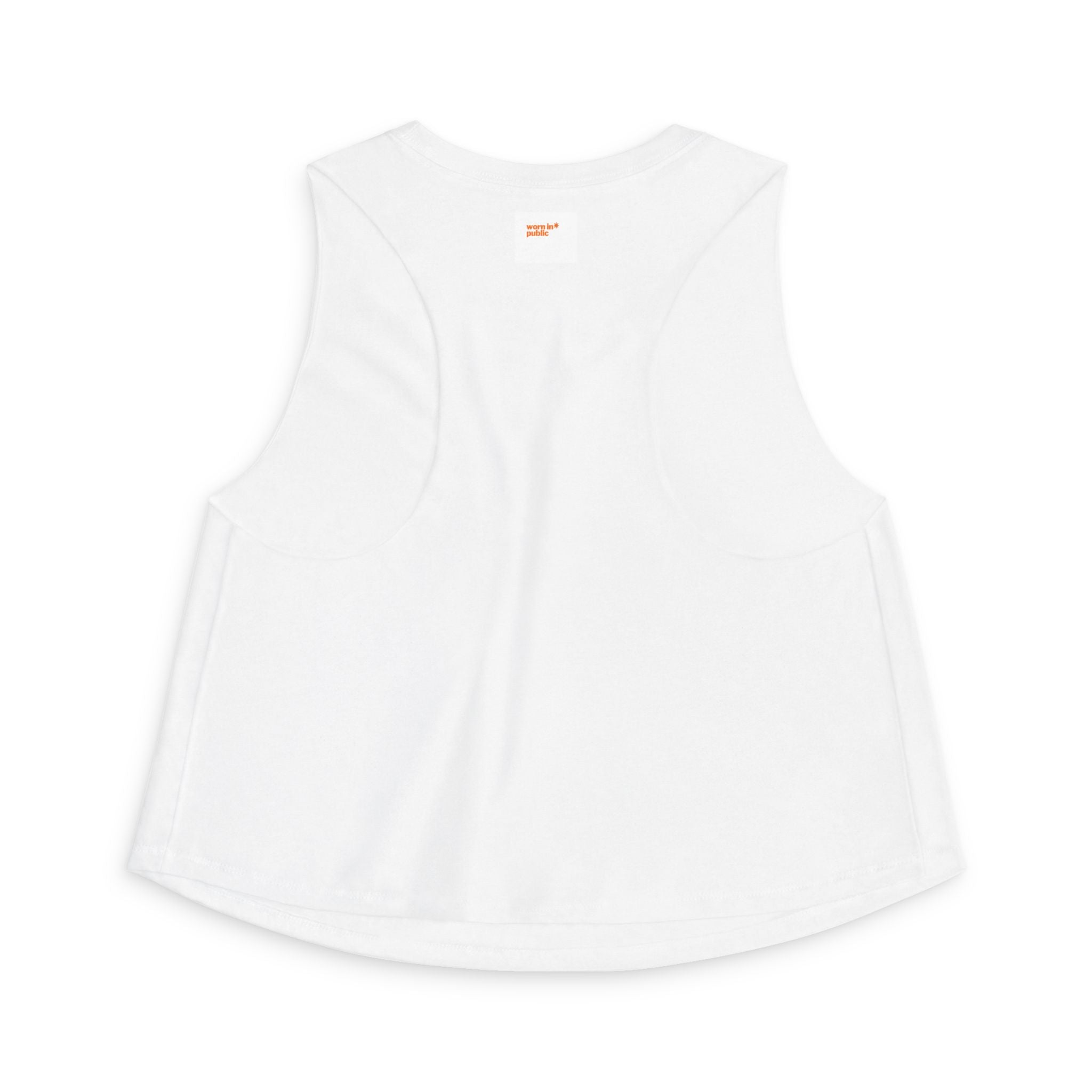 Bossy Boss Crop Top | Retro Script Graphic Top with Pastel Hearts & Stars