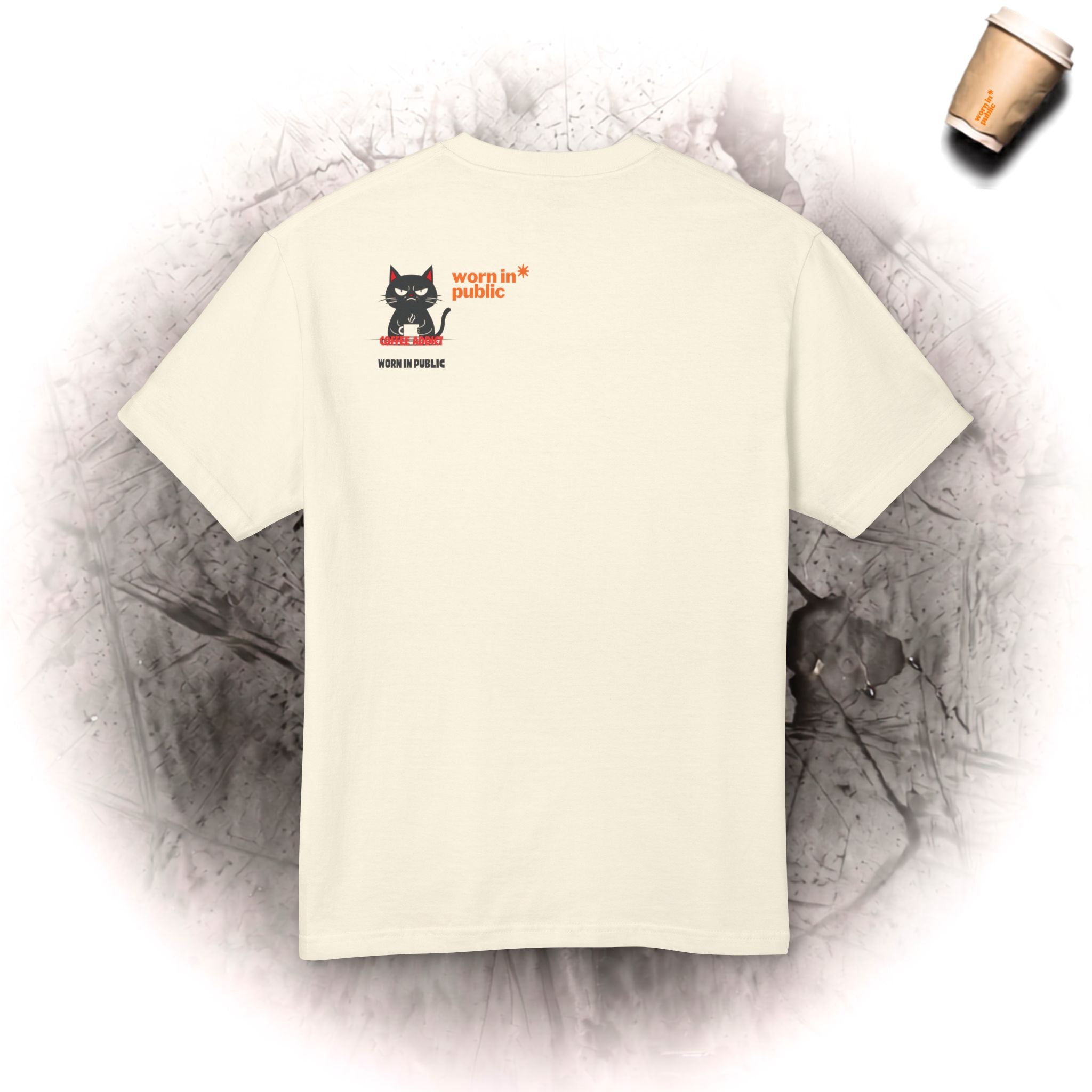 Espresso Yourself Katze T-Shirt | Lustiges Kaffee-Junkie Grafik-Shirt