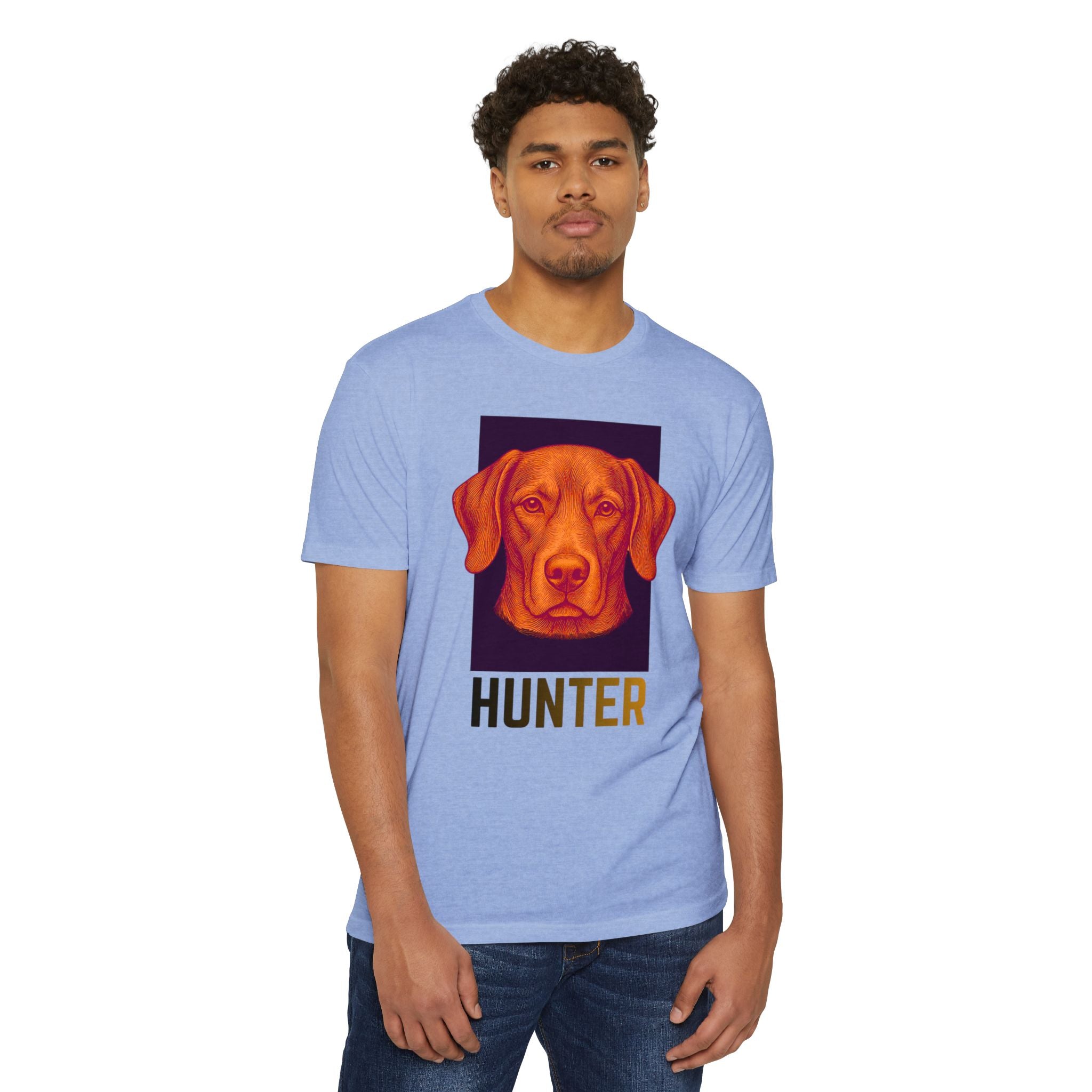 Ultimate Hunter T-Shirt | Retro Vizsla Head Graphic Tee for Dog Lovers