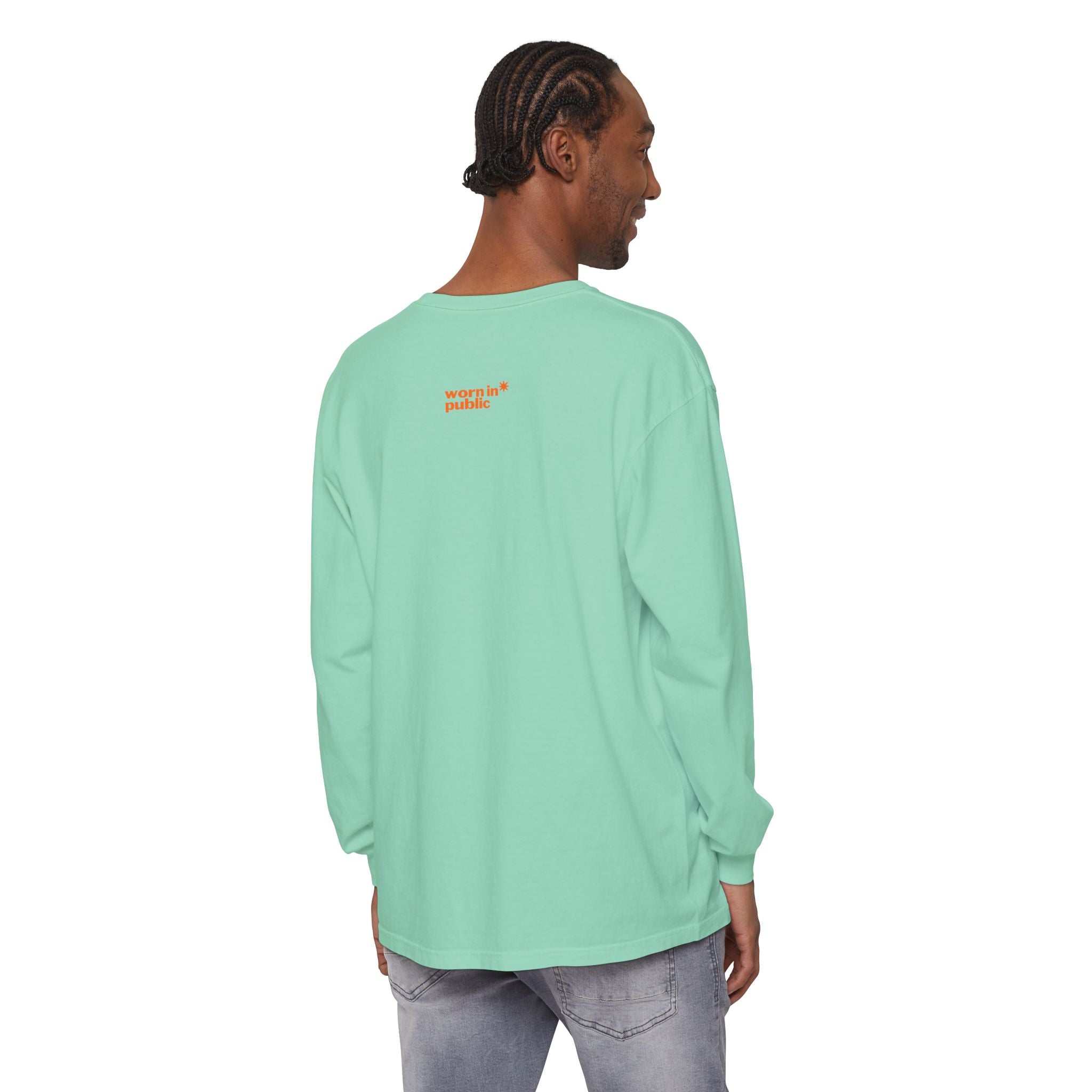 I'm Fine Nothing Is Fine Long Sleeve Tee | Sarcastic Mental Health Humor Shirt