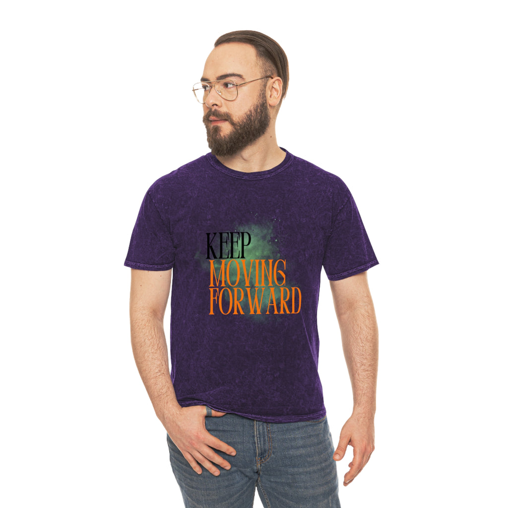 Keep Movin' Forward premium Mineral Wash T-Shirt | Vintage Washed Graphic Tee