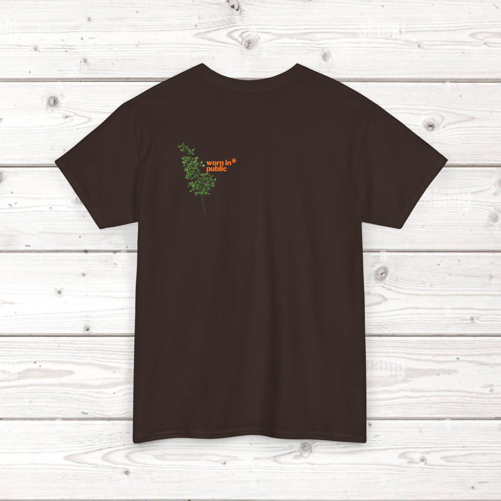 Unisex Botanical Tee — "Feel Free to Be Bored" Graphic T-Shirt