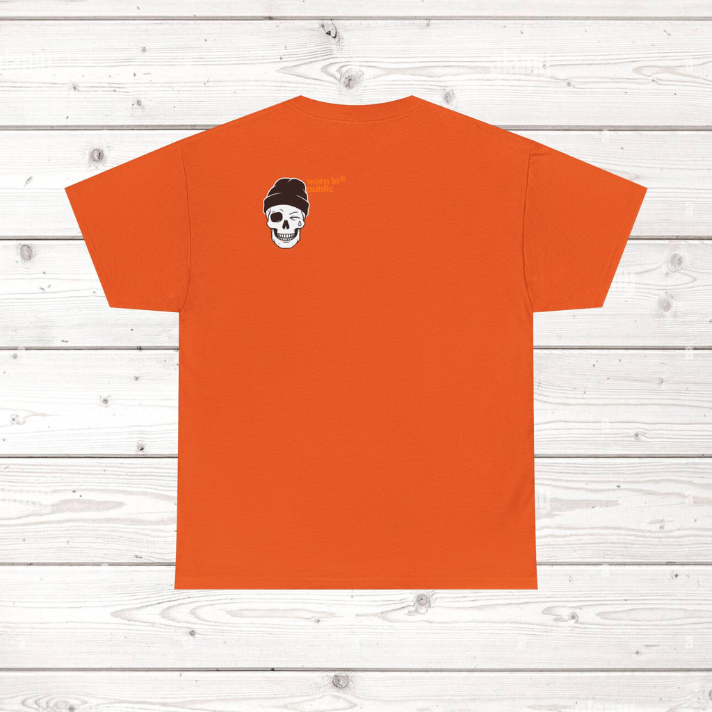 Too Tired To Care Skull T-Shirt | Funny Sarcastic Graphic Tee for the Exhausted