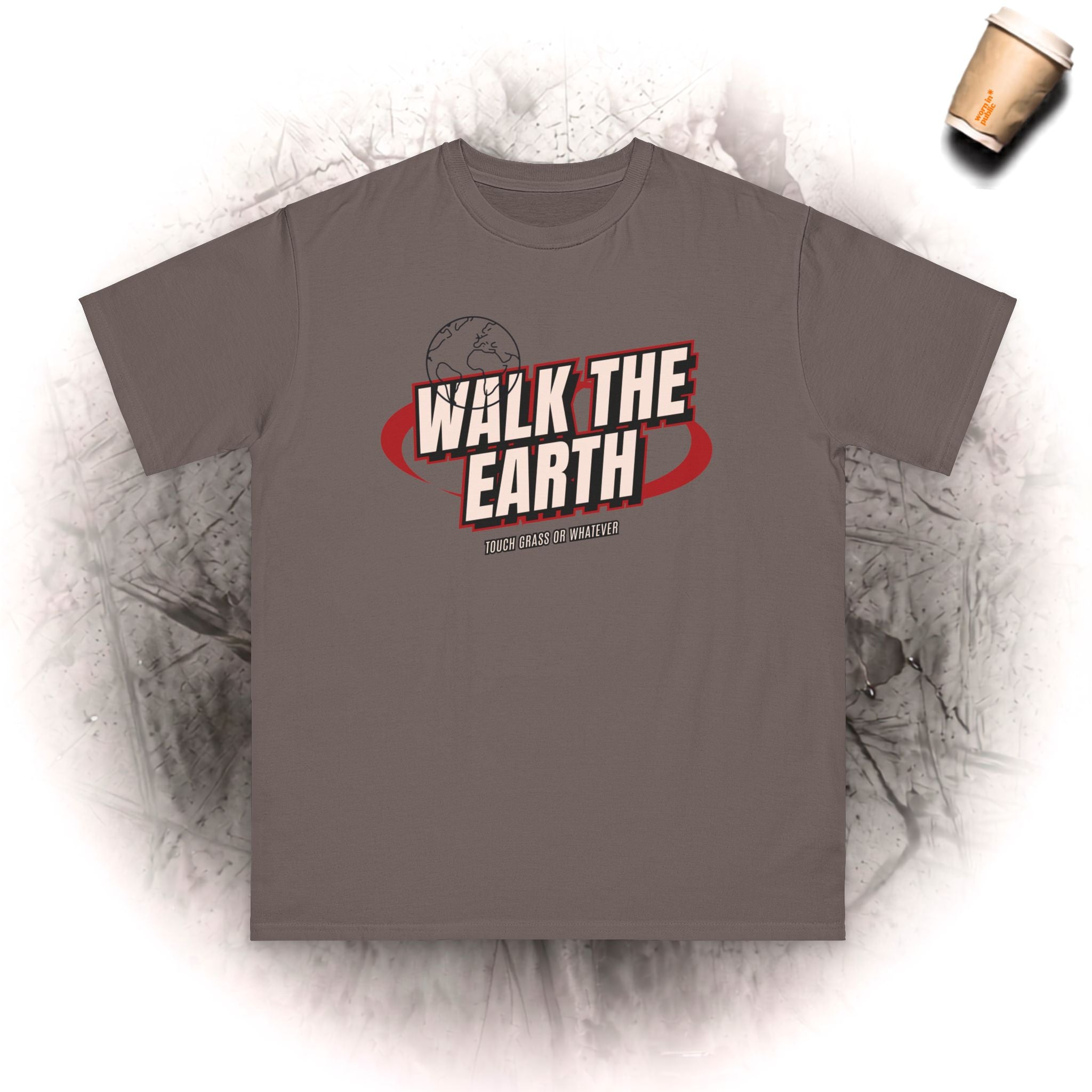 Walk The Earth BIO-T-Shirt | Retro Adventure Grafik-T-Shirt