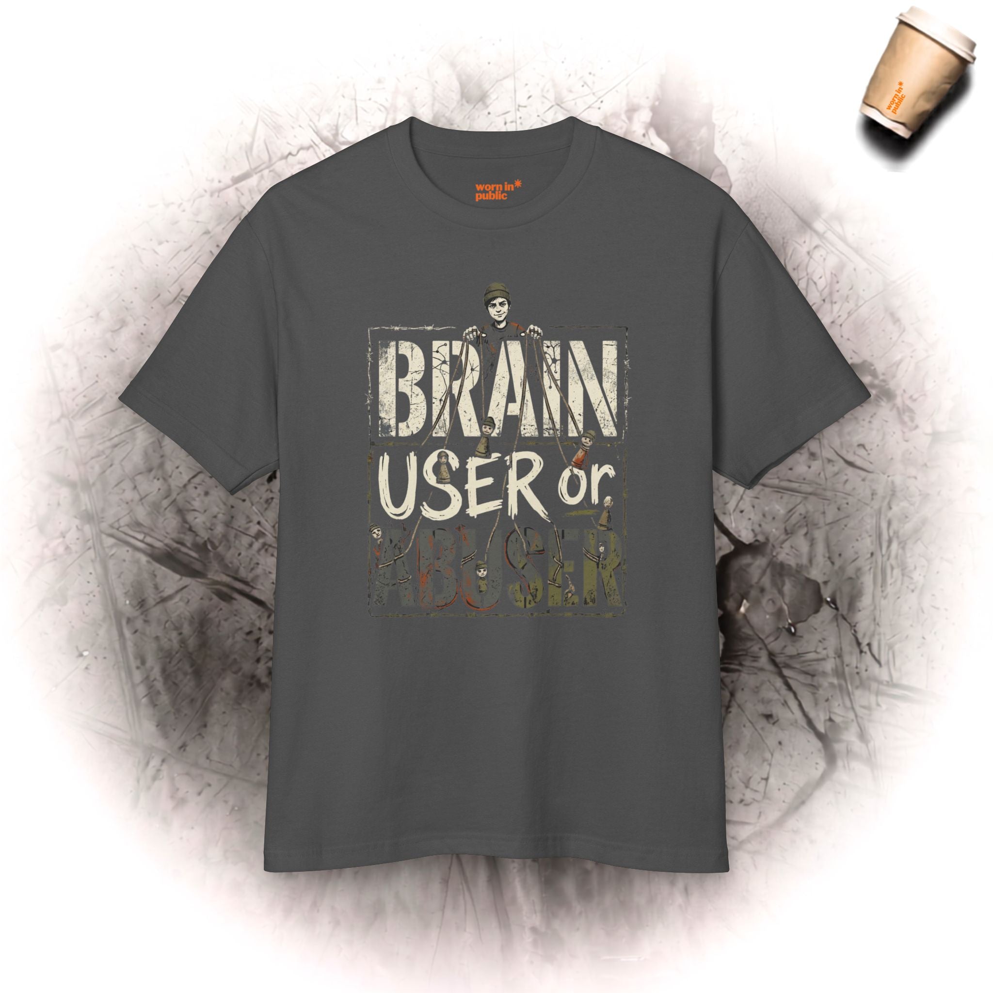 Damen-T-Shirt „Brain User or Abuser“ – „Choose to See“ Awareness T-Shirt