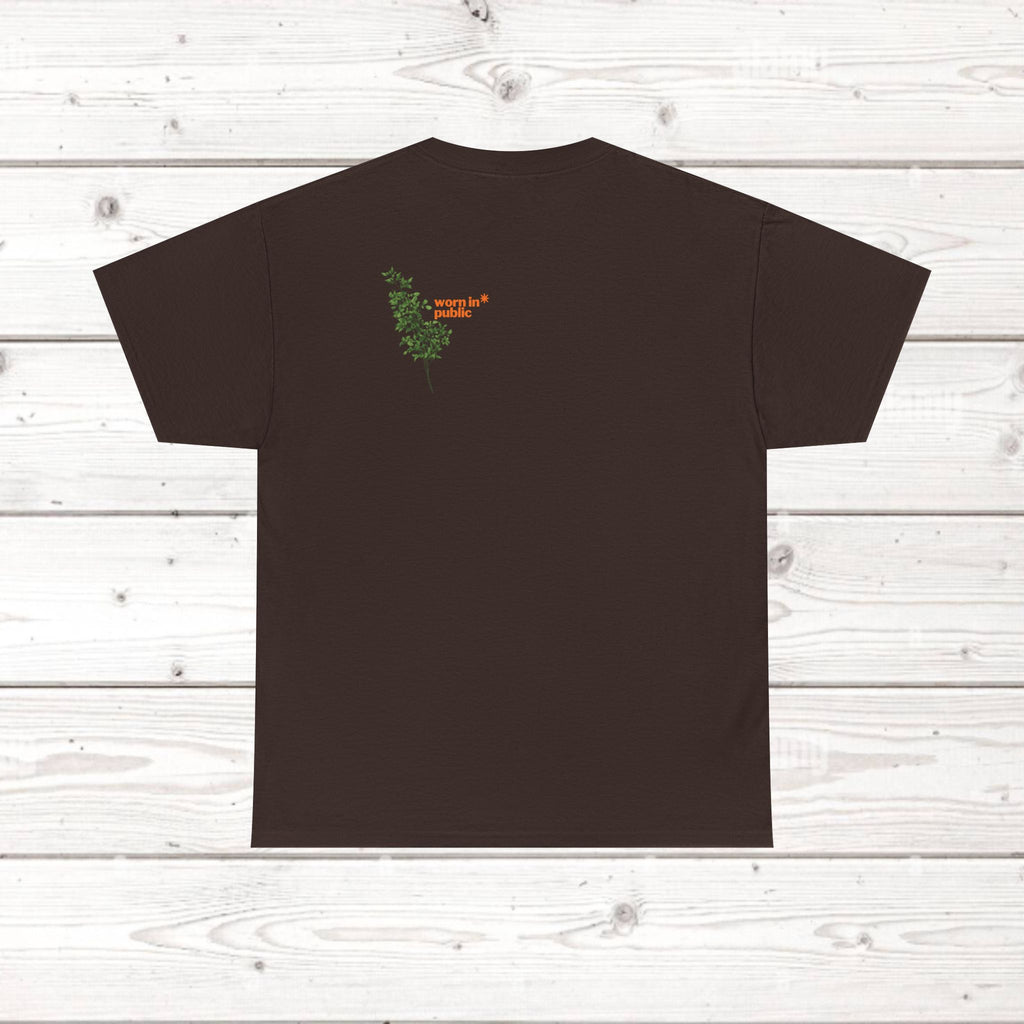 Unisex Botanical Tee — "Feel Free to Be Bored" Graphic T-Shirt