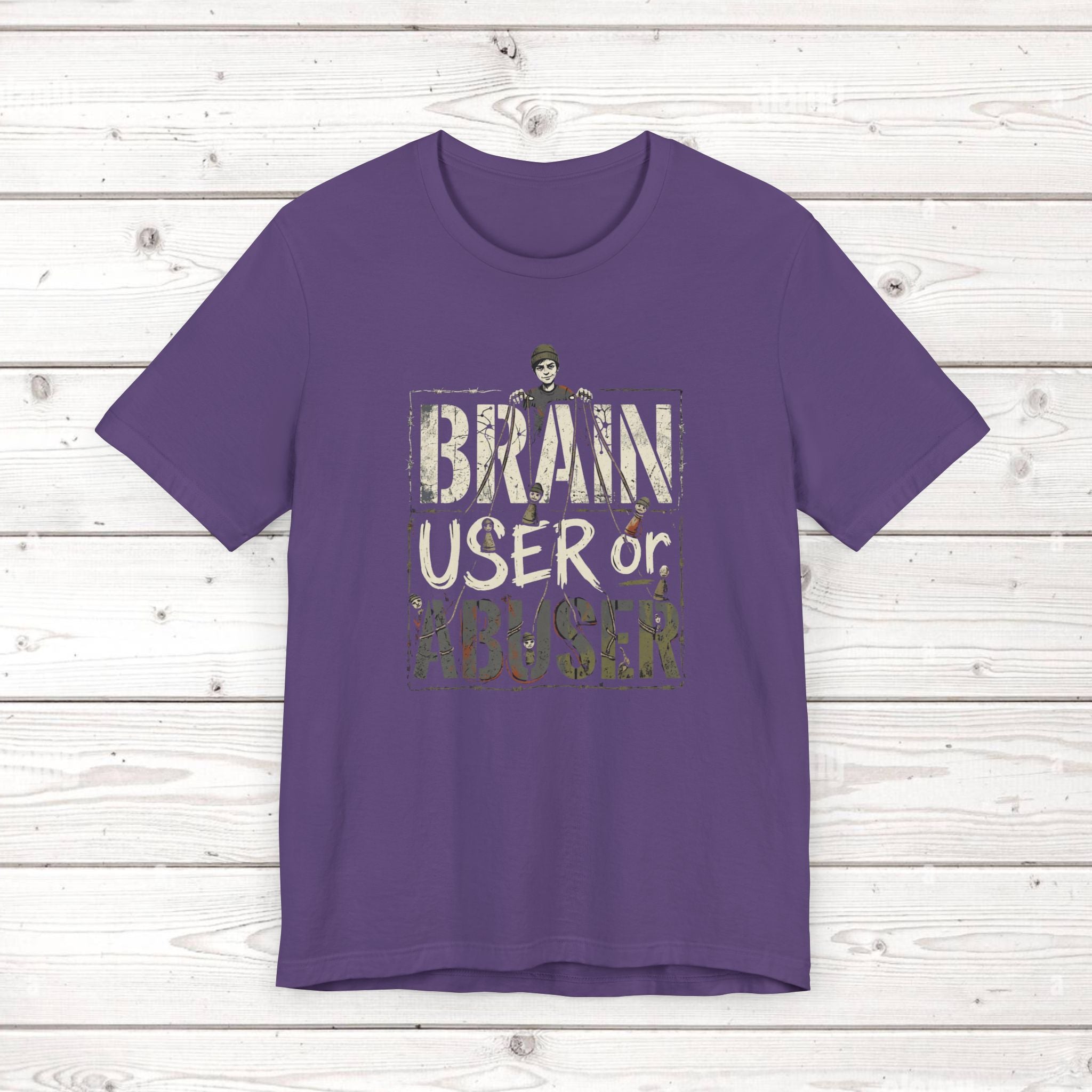 Brain User or Abuser Women's T-Shirt — 'Choose to See' Awareness Tee