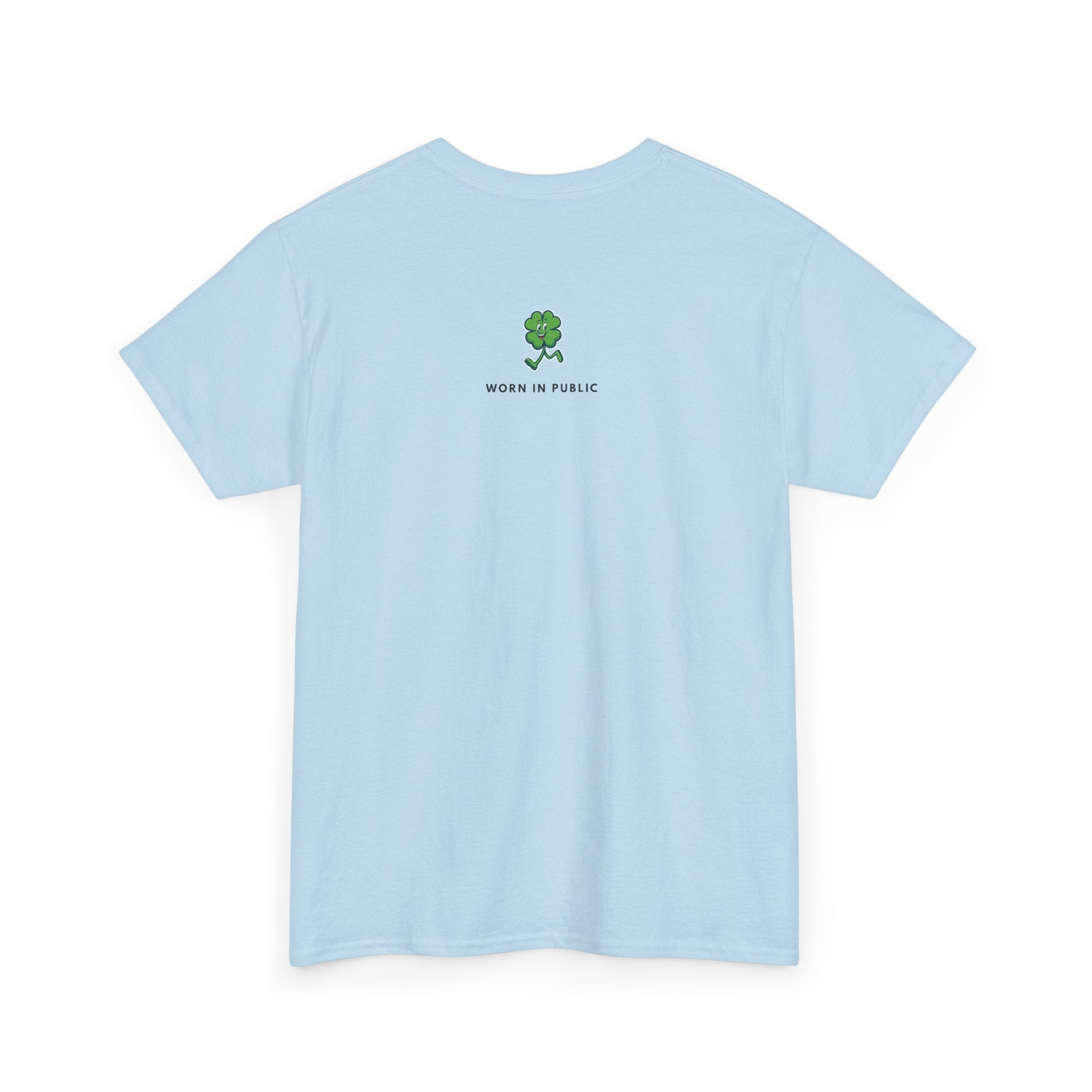 Lucky Buddy Clover T-Shirt | Retro Checker St. Patrick's Day Graphic Tee