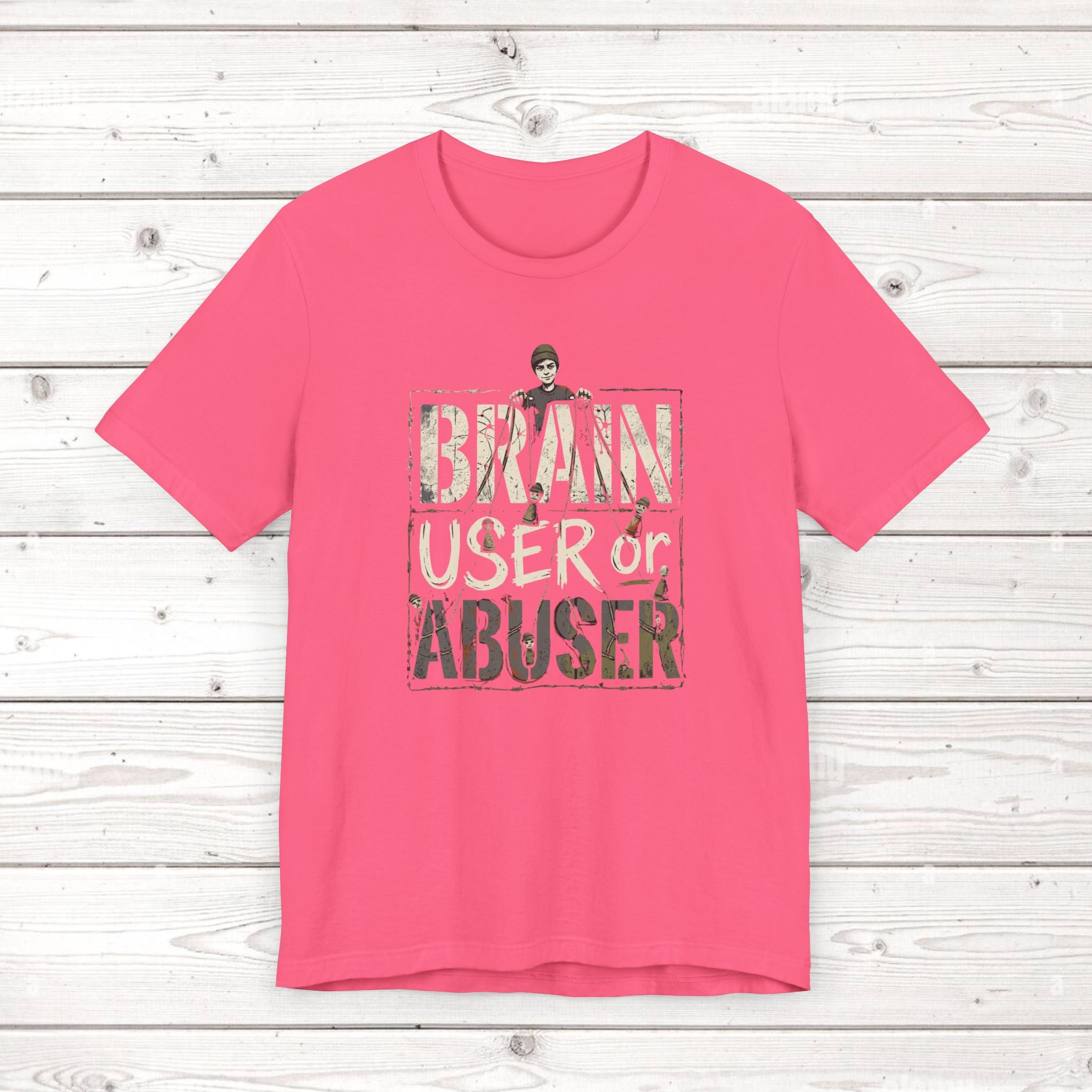 Brain User or Abuser Women's T-Shirt — 'Choose to See' Awareness Tee