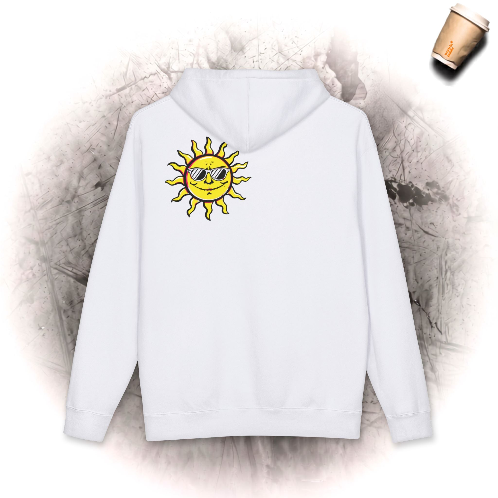 The Future Is Bright Hoodie | Retro-Sonne-Grafik-Pullover