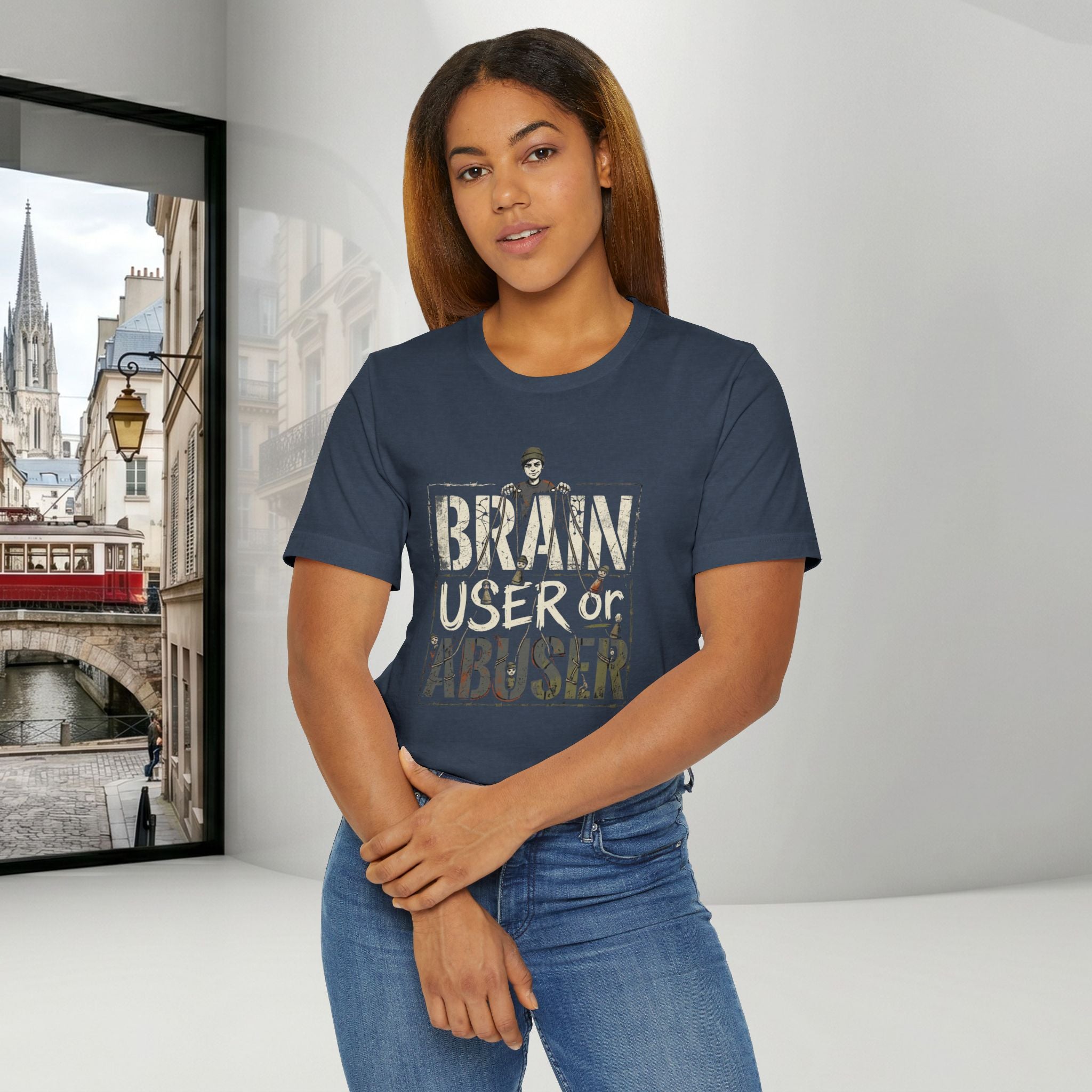 Brain User or Abuser Women's T-Shirt — 'Choose to See' Awareness Tee