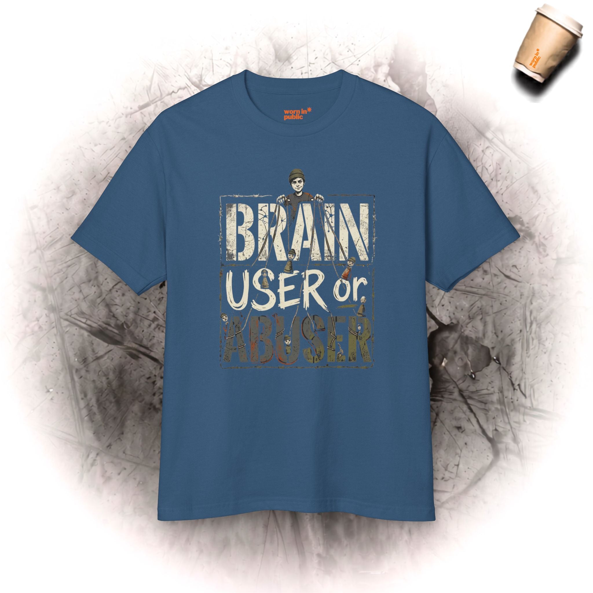Damen-T-Shirt „Brain User or Abuser“ – „Choose to See“ Awareness T-Shirt