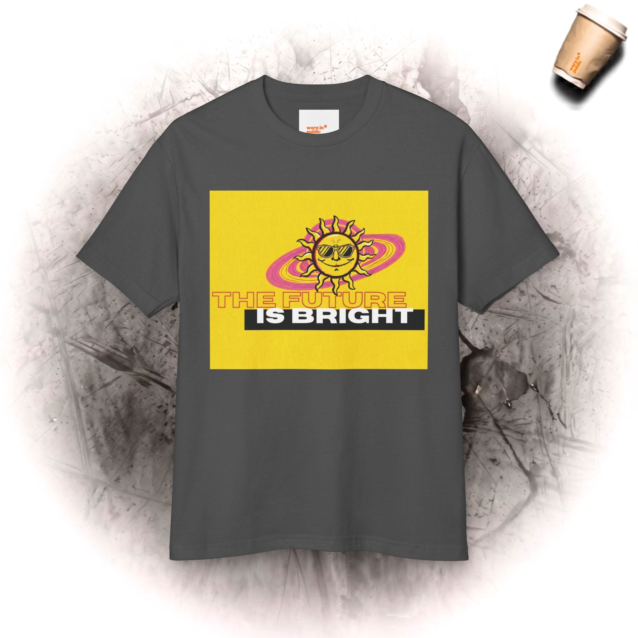The Future Is Bright T-Shirt | Retro Sonnen Grafik-T-Shirt