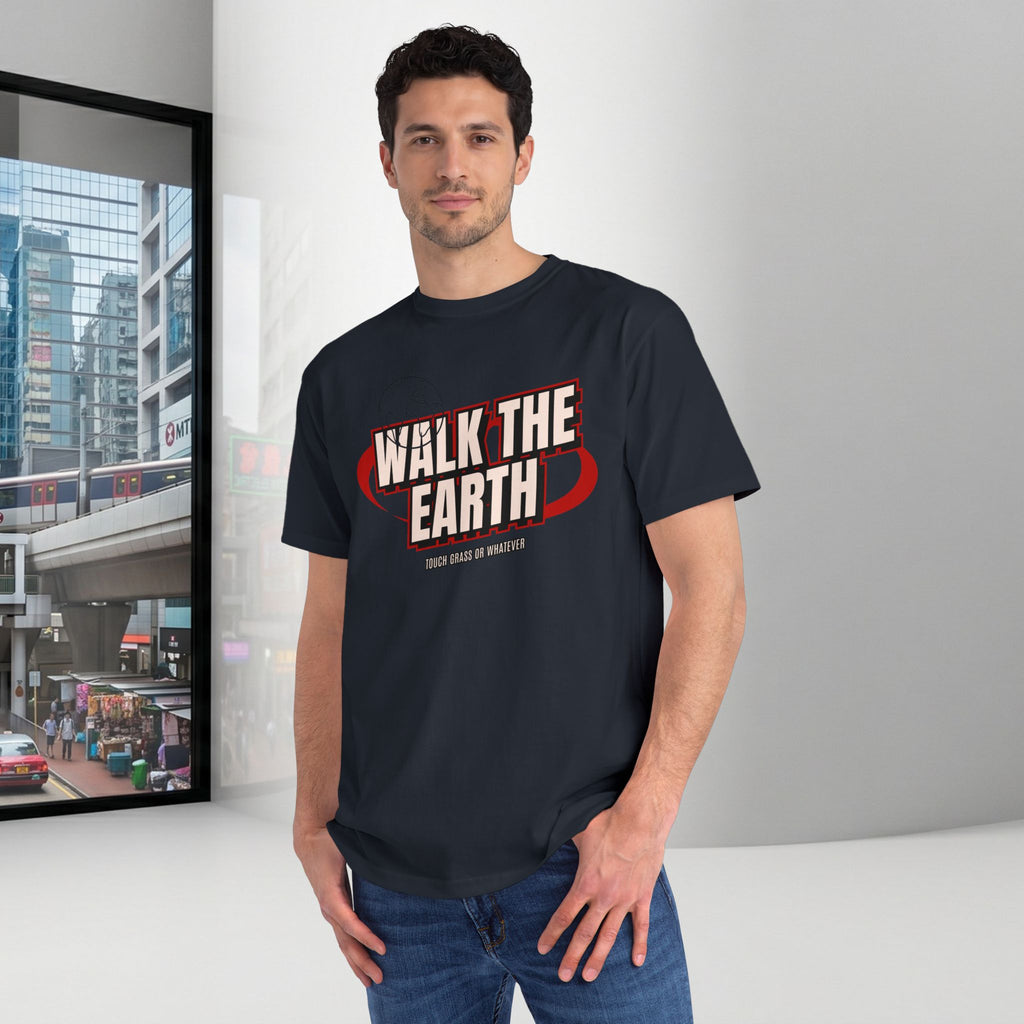 Walk The Earth ORGANIC T-Shirt | Retro Adventure Graphic Tee