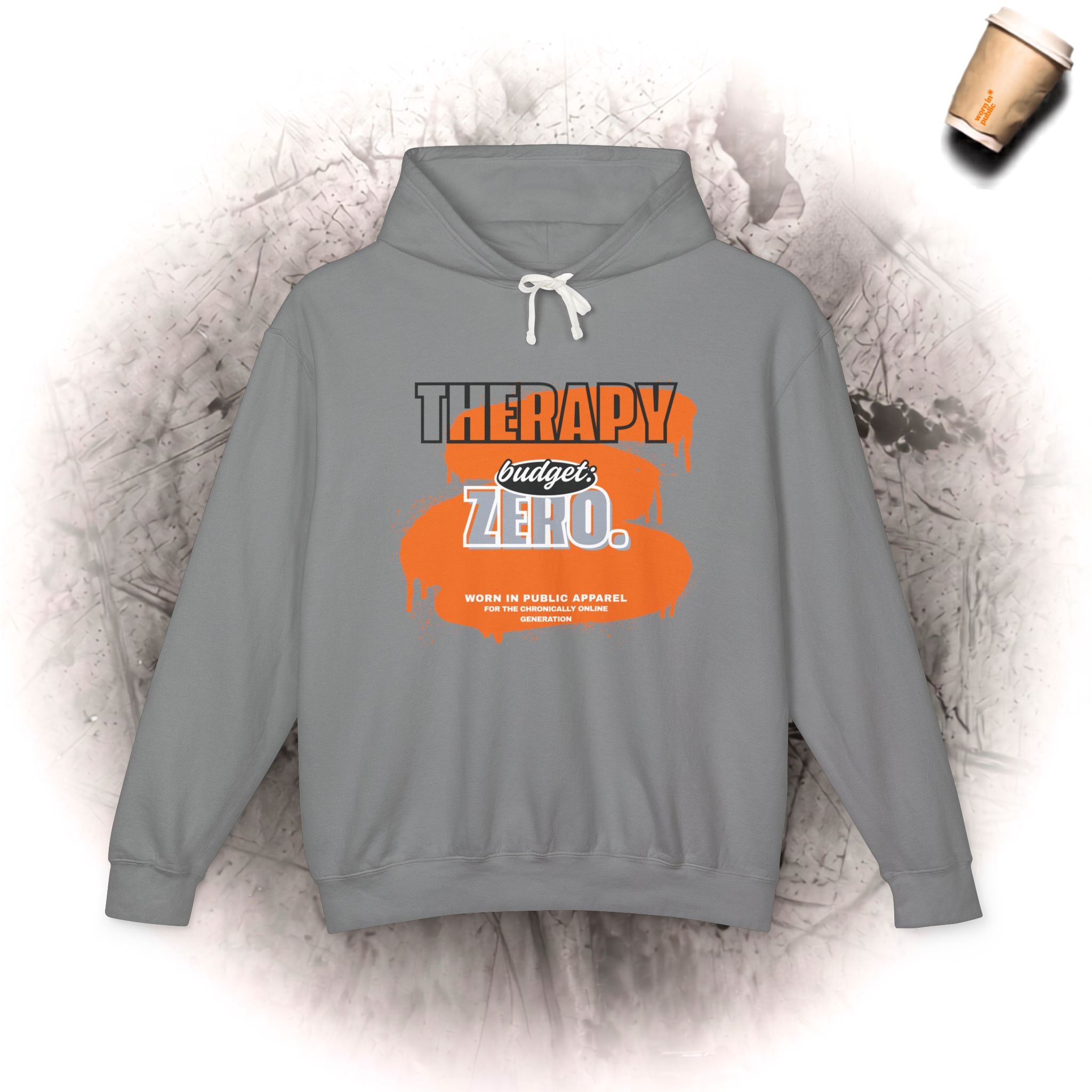 Therapy Budget Zero Hoodie | Lustiger Mental Health Humor Pullover