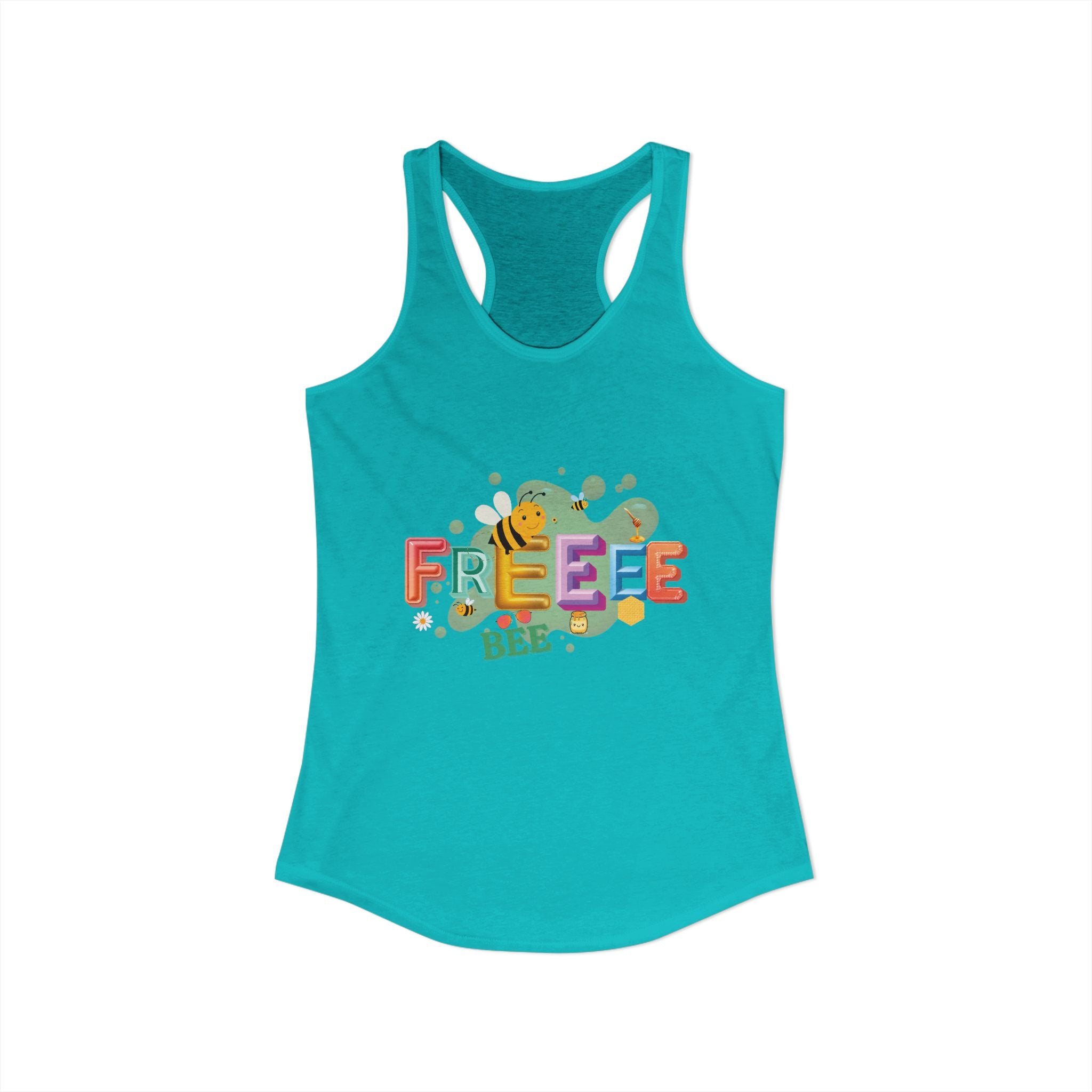 Free Bee Women's Racerback Tank Top | Lightweight Women's Ideal Top