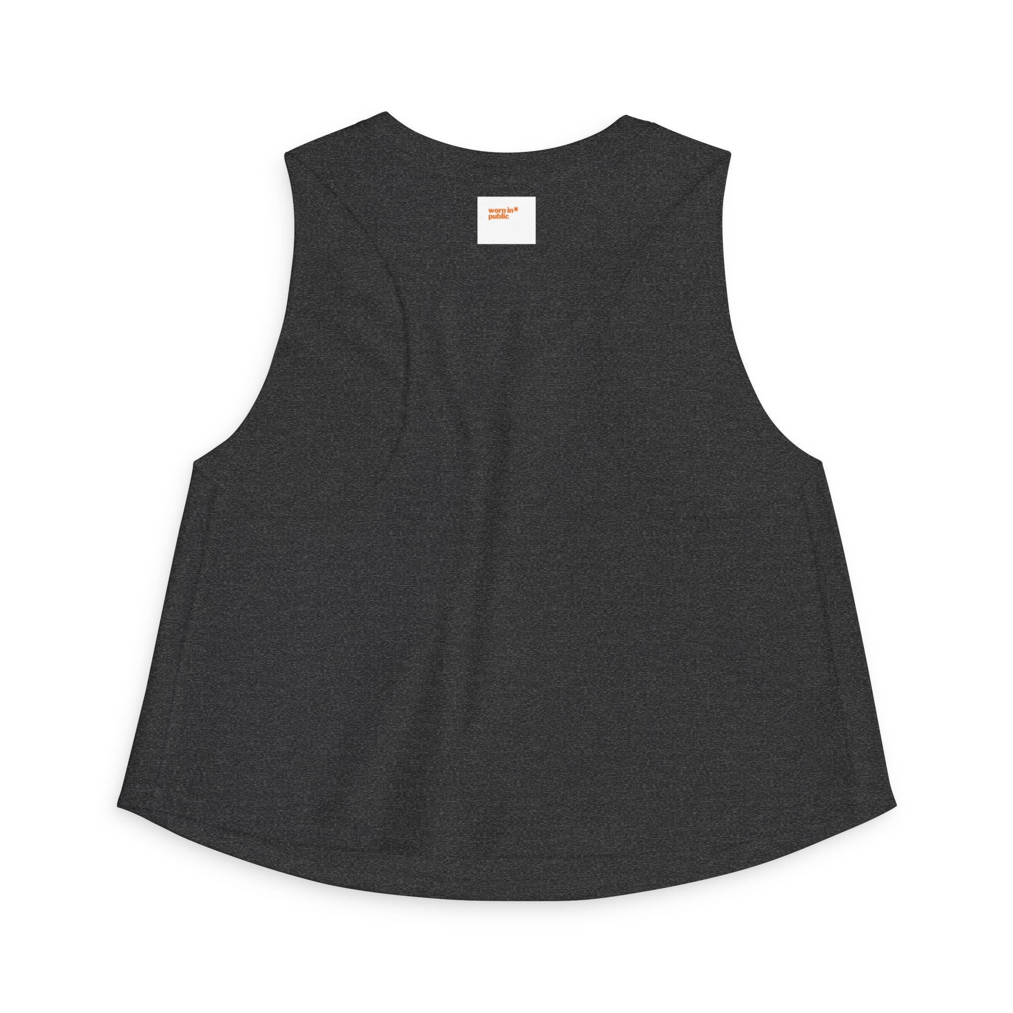 Bossy Boss Crop Top | Retro Script Graphic Top with Pastel Hearts & Stars