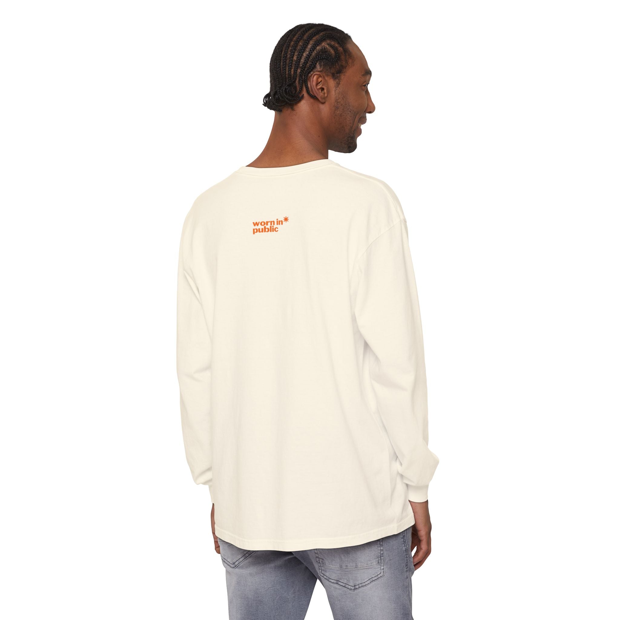 I'm Fine Nothing Is Fine Long Sleeve Tee | Sarcastic Mental Health Humor Shirt