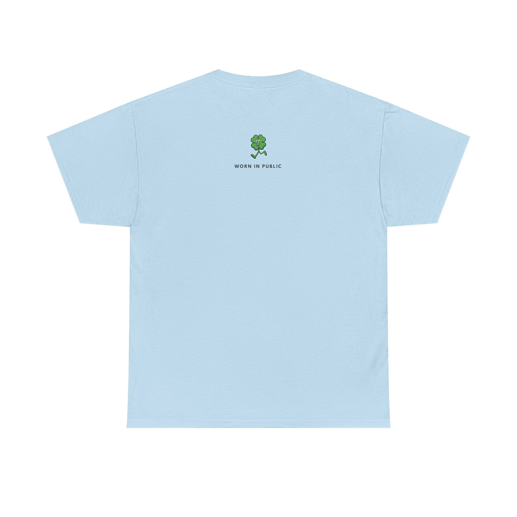 Lucky Buddy Clover T-Shirt | Retro Checker St. Patrick's Day Graphic Tee