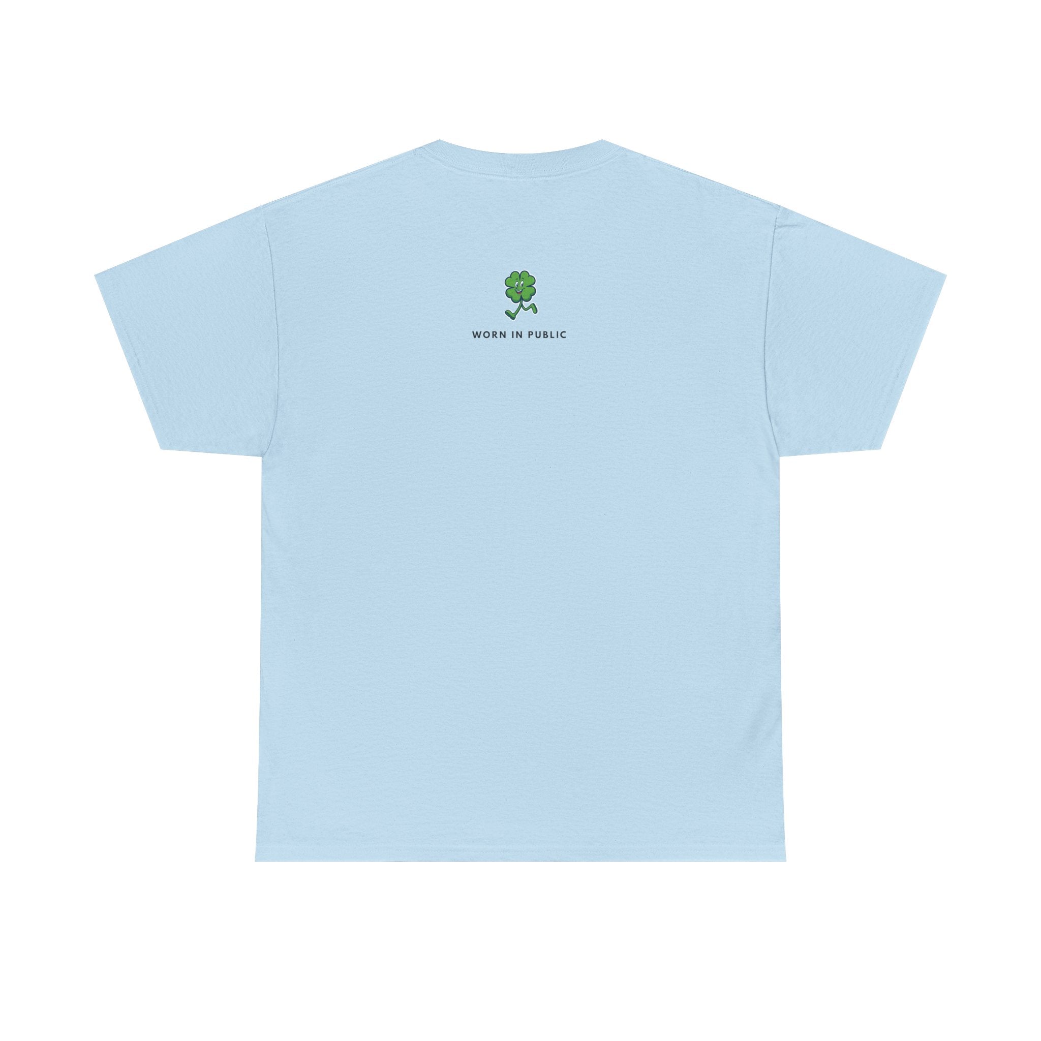 Lucky Buddy Clover T-Shirt | Retro Checker St. Patrick's Day Graphic Tee