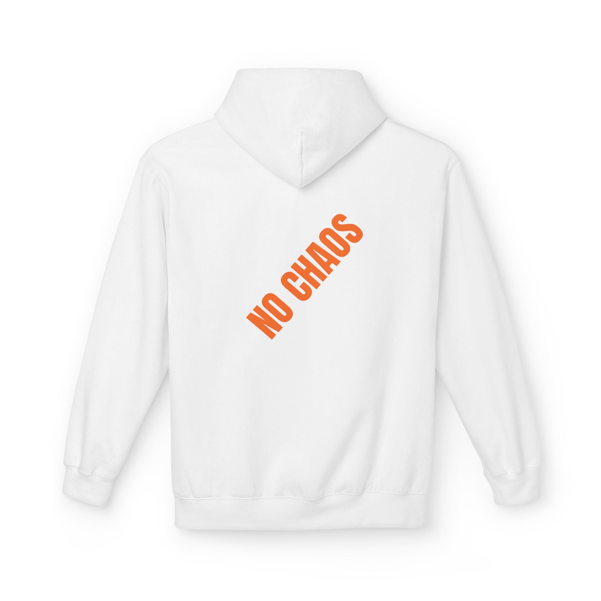 No Chaos Hoodie | Minimalist Motivational Pullover Sweatshirt