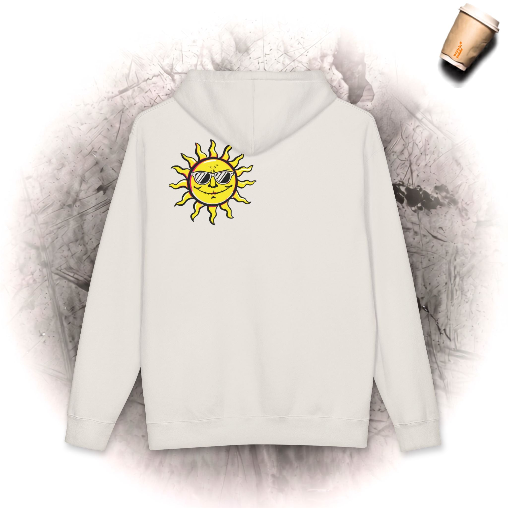 The Future Is Bright Hoodie | Retro-Sonne-Grafik-Pullover