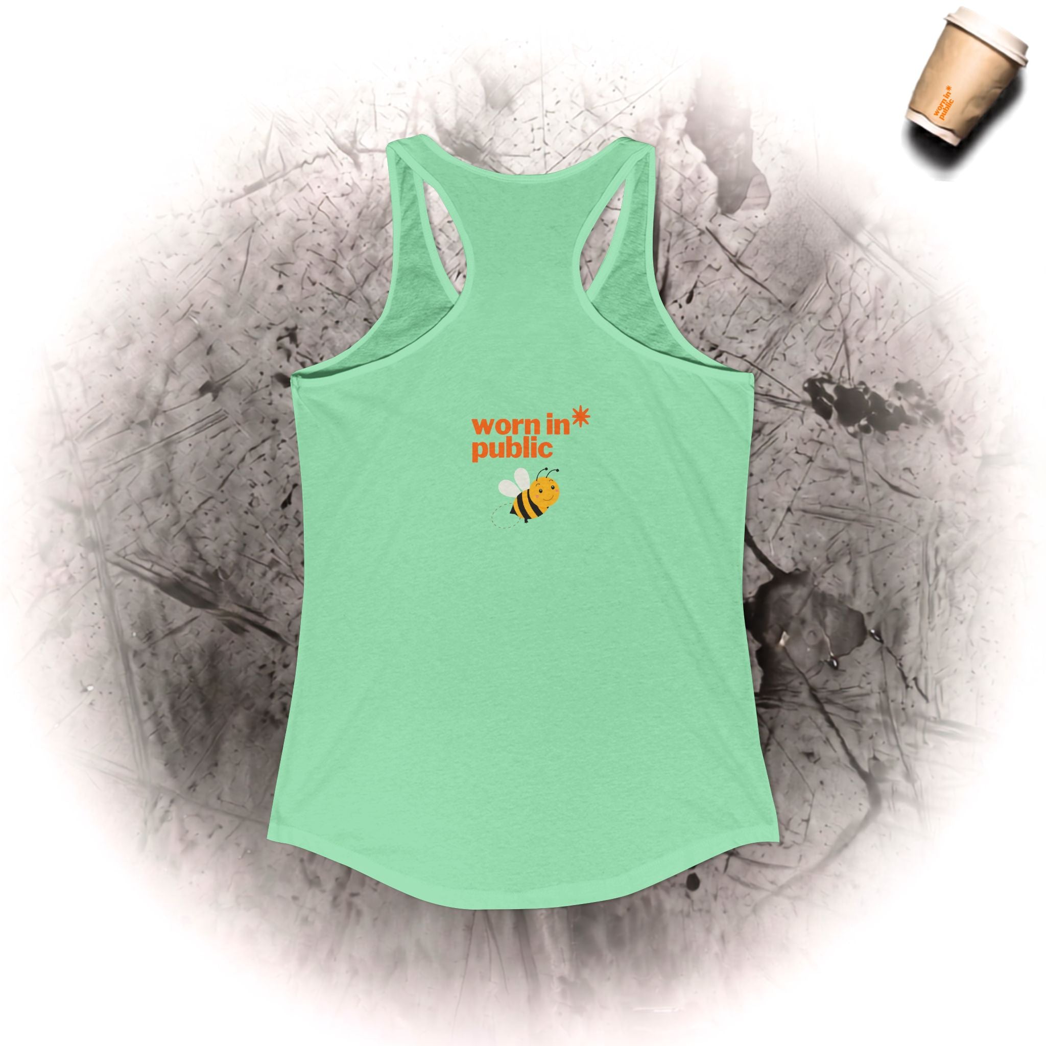 Free Bee Damen Racerback Tanktop | Leichtes Damen Ideal-Oberteil