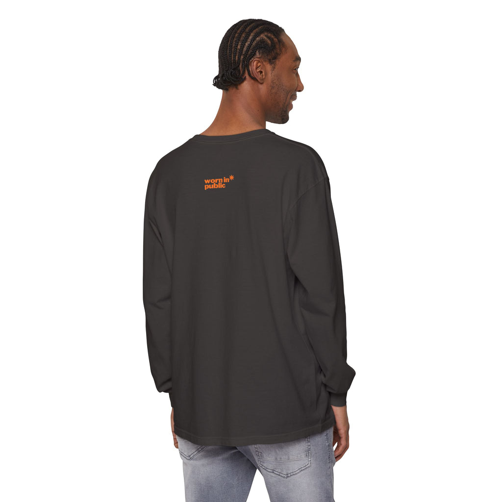 I'm Fine Nothing Is Fine Long Sleeve Tee | Sarcastic Mental Health Humor Shirt