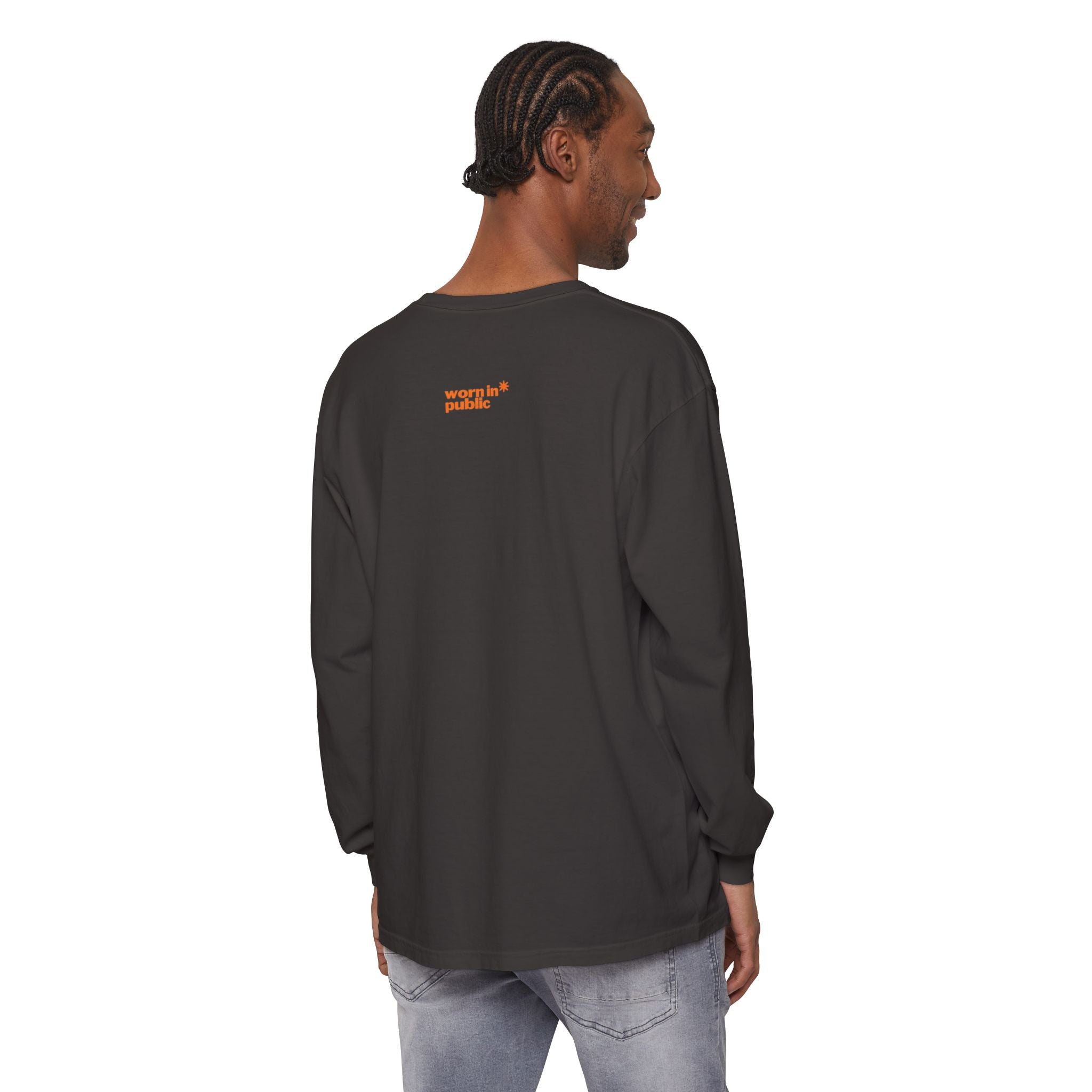 I'm Fine Nothing Is Fine Long Sleeve Tee | Sarcastic Mental Health Humor Shirt