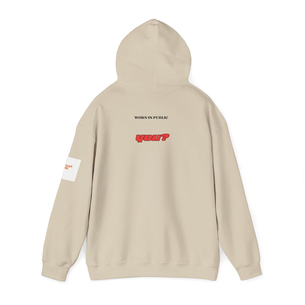 Excuse You? Hoodie | Retro Red Text Graphic Pullover