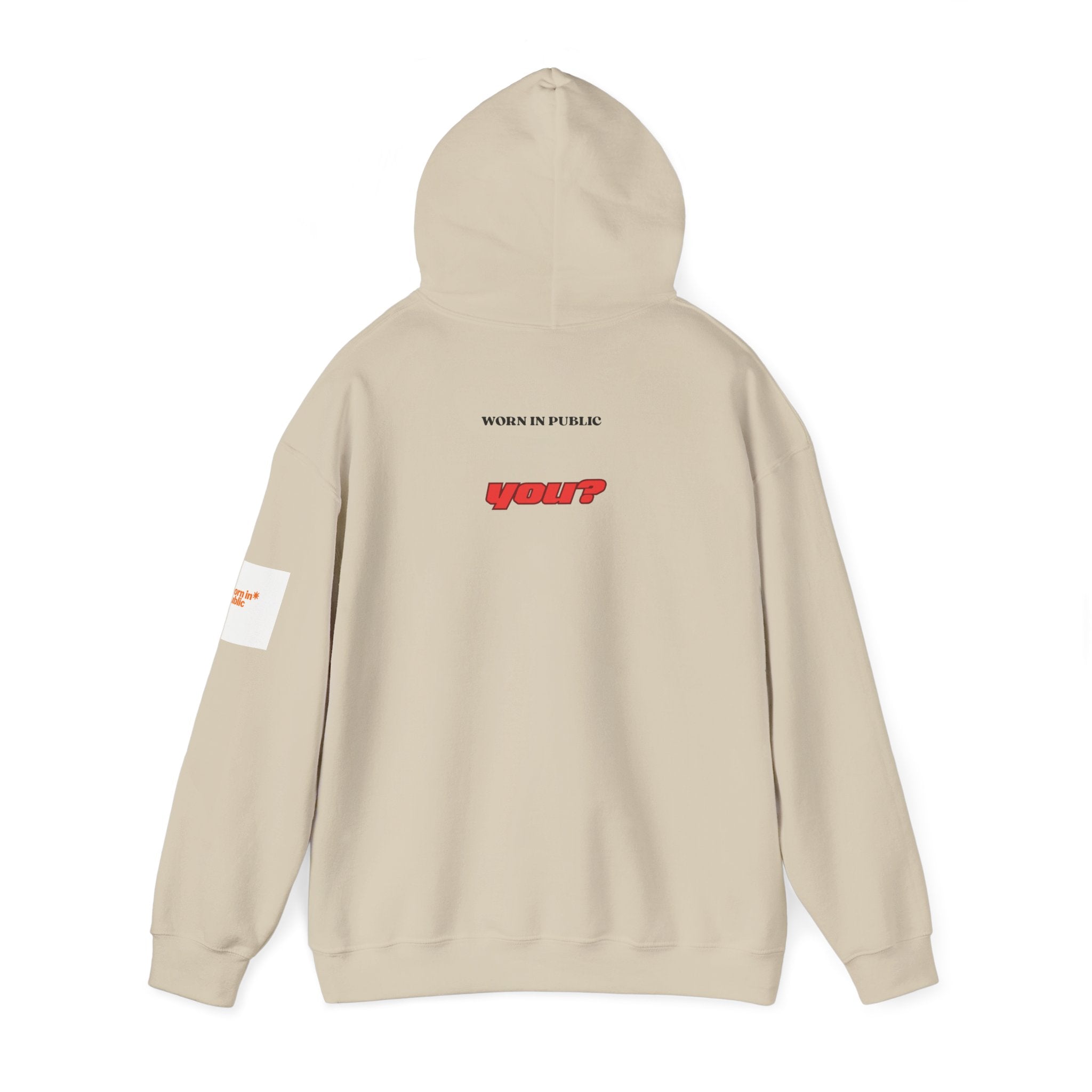 Excuse You? Hoodie | Retro Red Text Graphic Pullover