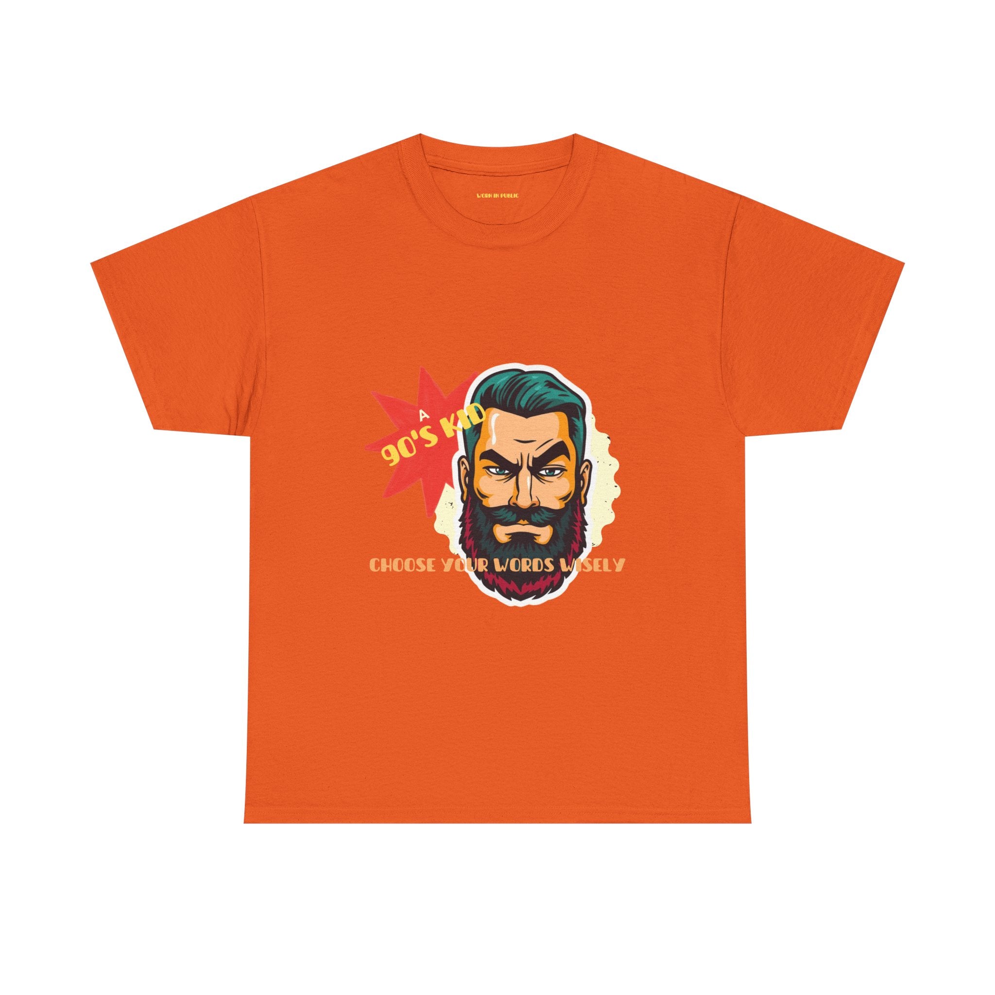 Born in the 90's comes with a beard T-Shirt | Tee for real Men