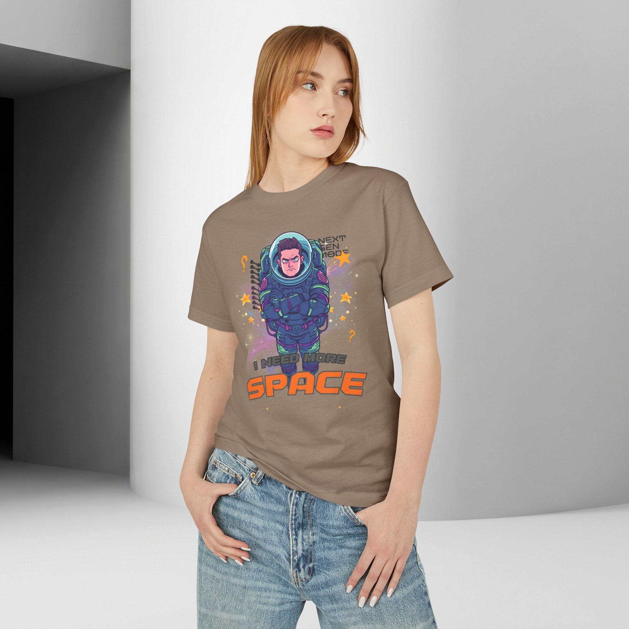 Space Suit Unisex Graphic Tee | I Need Space Astronaut Mood T-Shirt