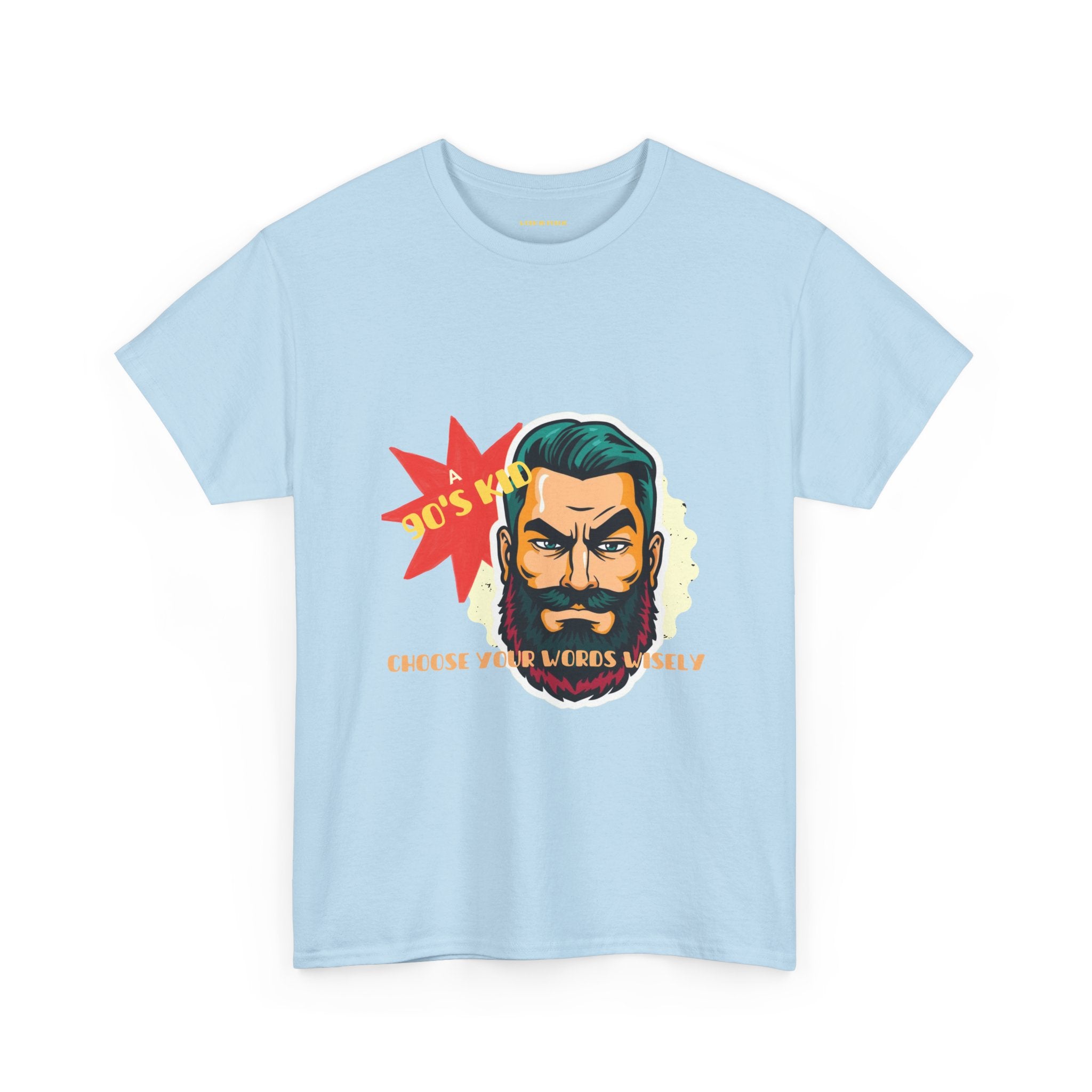 Born in the 90's comes with a beard T-Shirt | Tee for real Men