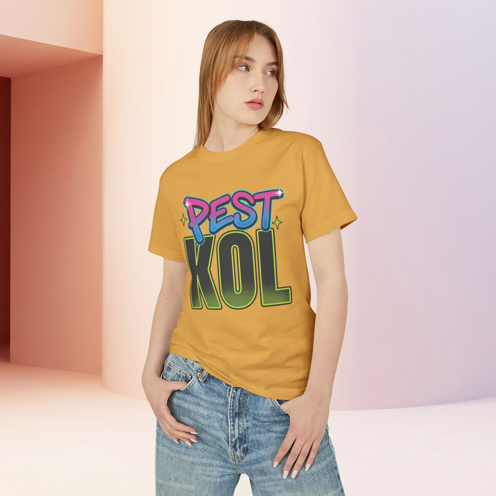 Pest Kol | Retro Unisex Streetwear Graphic Tee with Bold Lettering