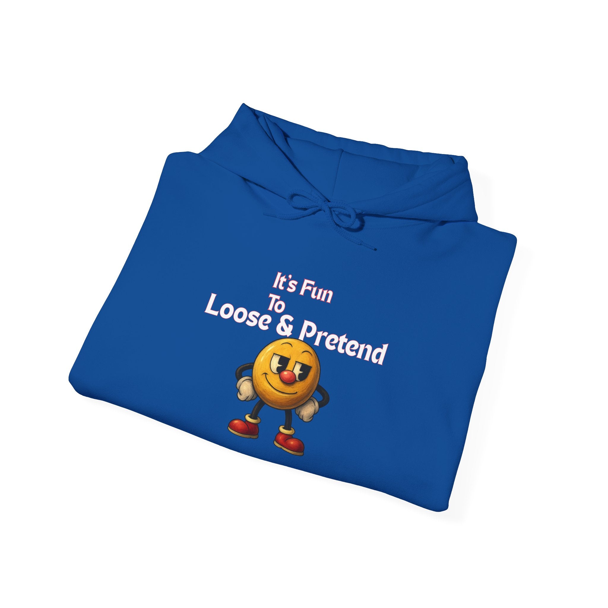 It's Fun to Loose & Pretend Hoodie | Smiley Emoji Graphic Sweatshirt